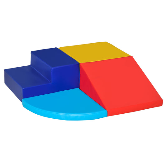 Soft Play 4-piece Climb and Crawl Foam Toddler Stairs