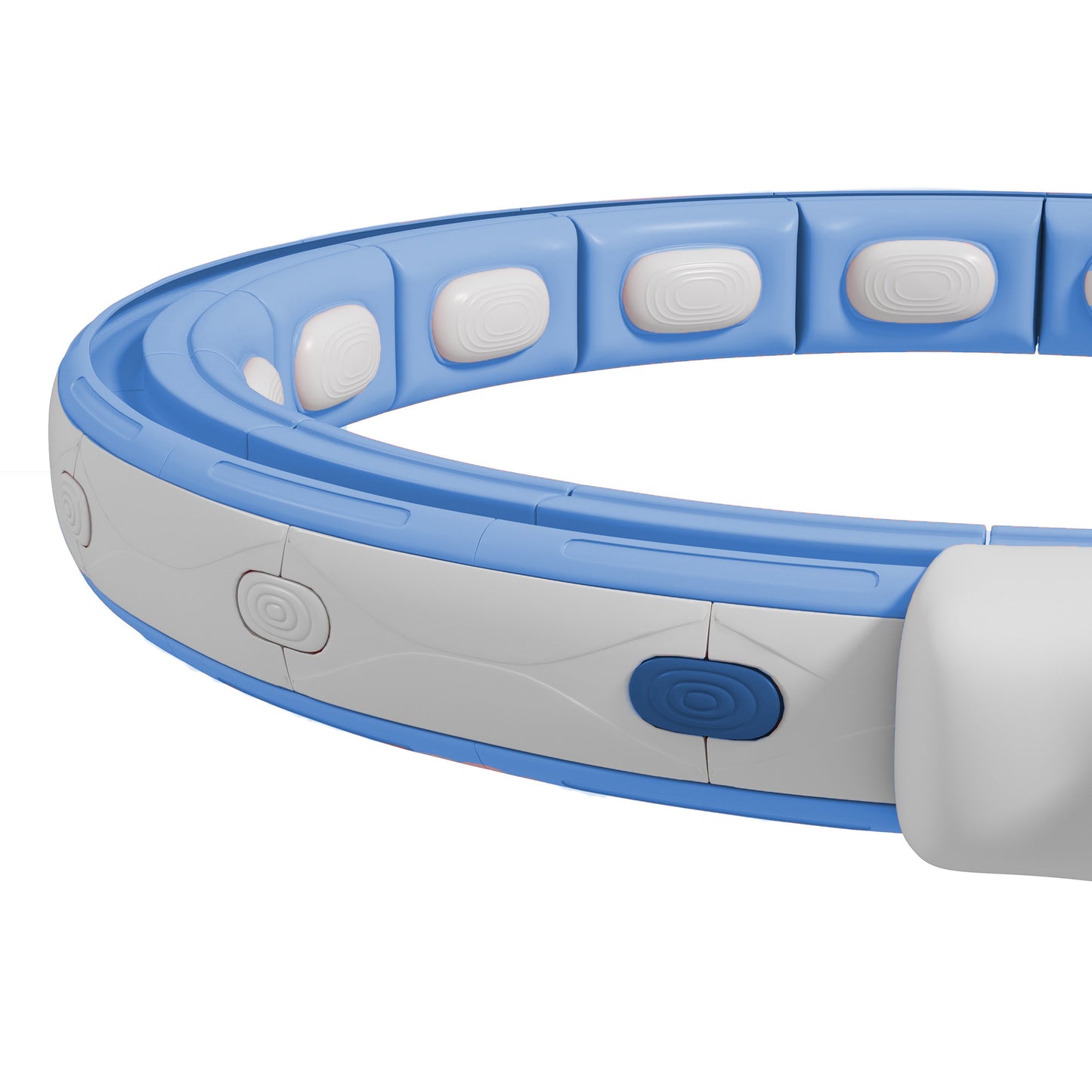 Smart Weighted Hula Hoop, Massage Hula Ring w/ 16 Detachable Knots