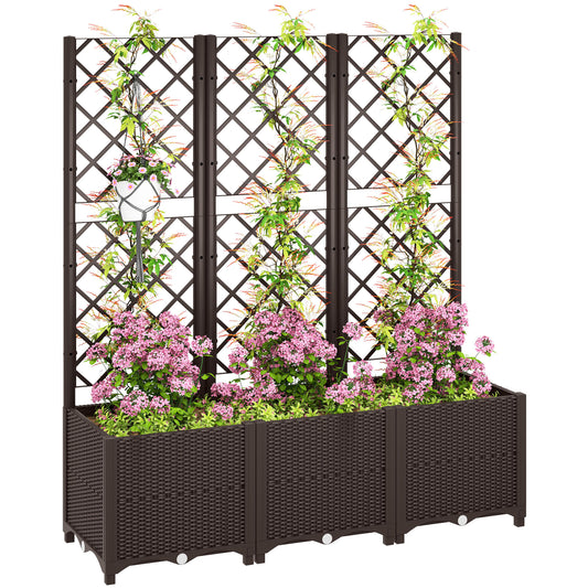 Raised Garden Bed with Trellis (3)