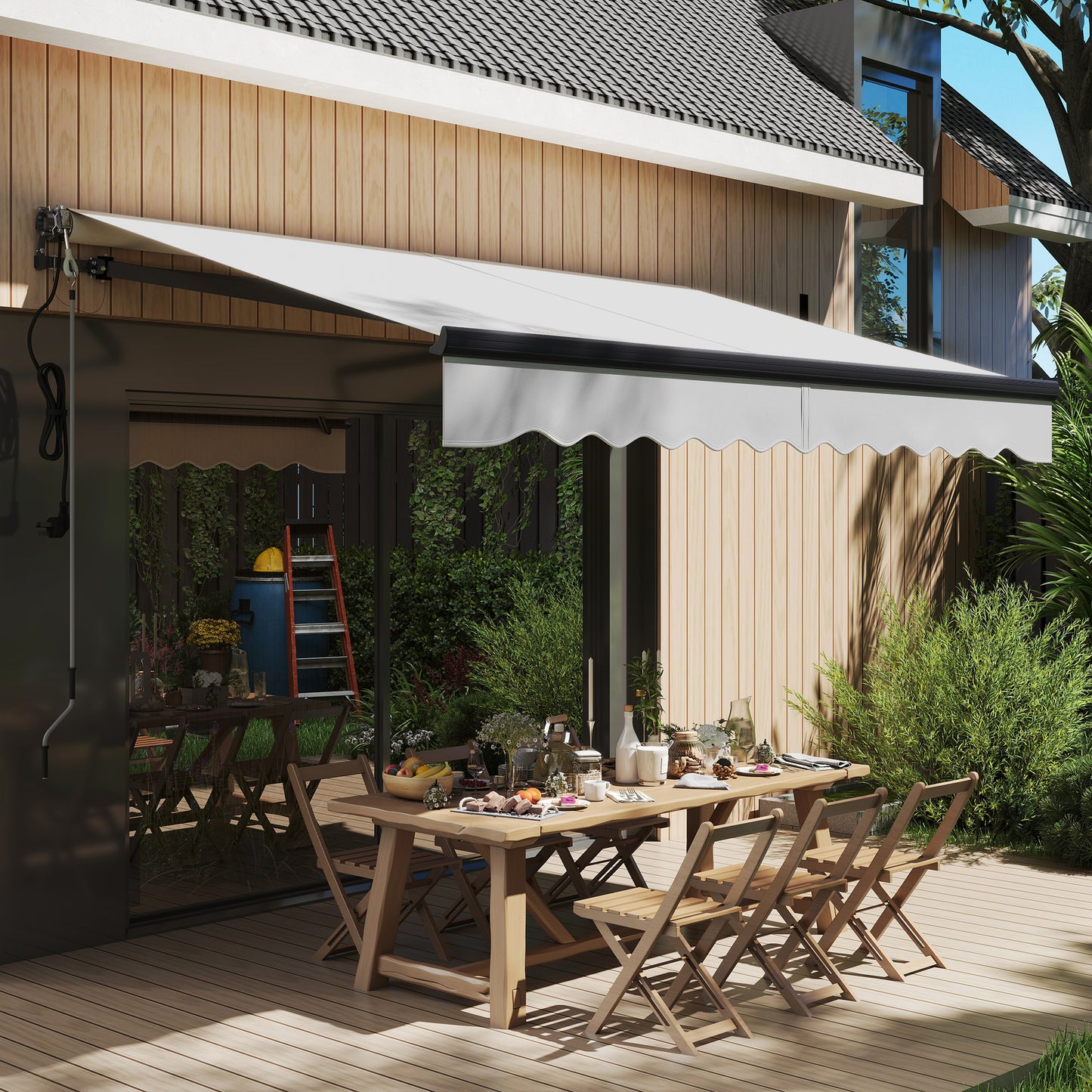 3 x 2.5m Electric Awning with Remote Controller (1)