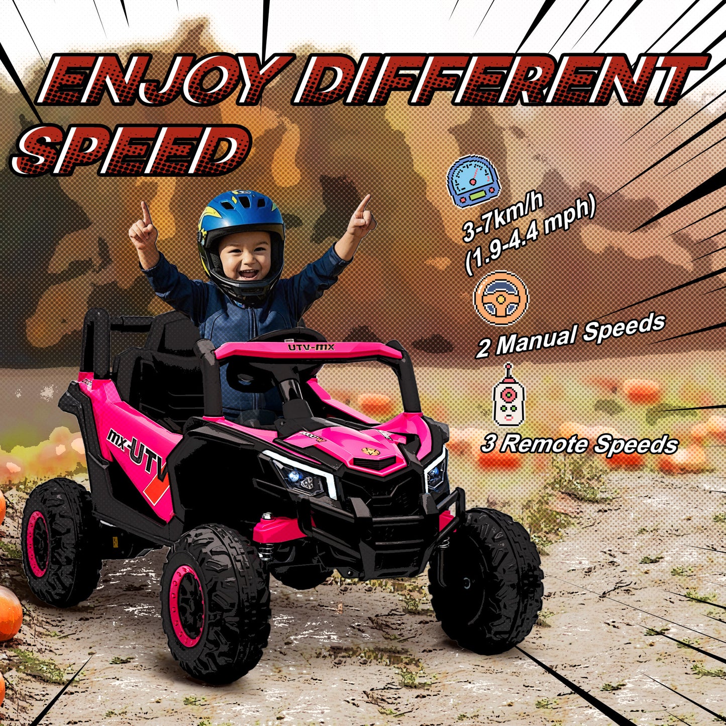 12V Kids Ride On Car with Remote Control