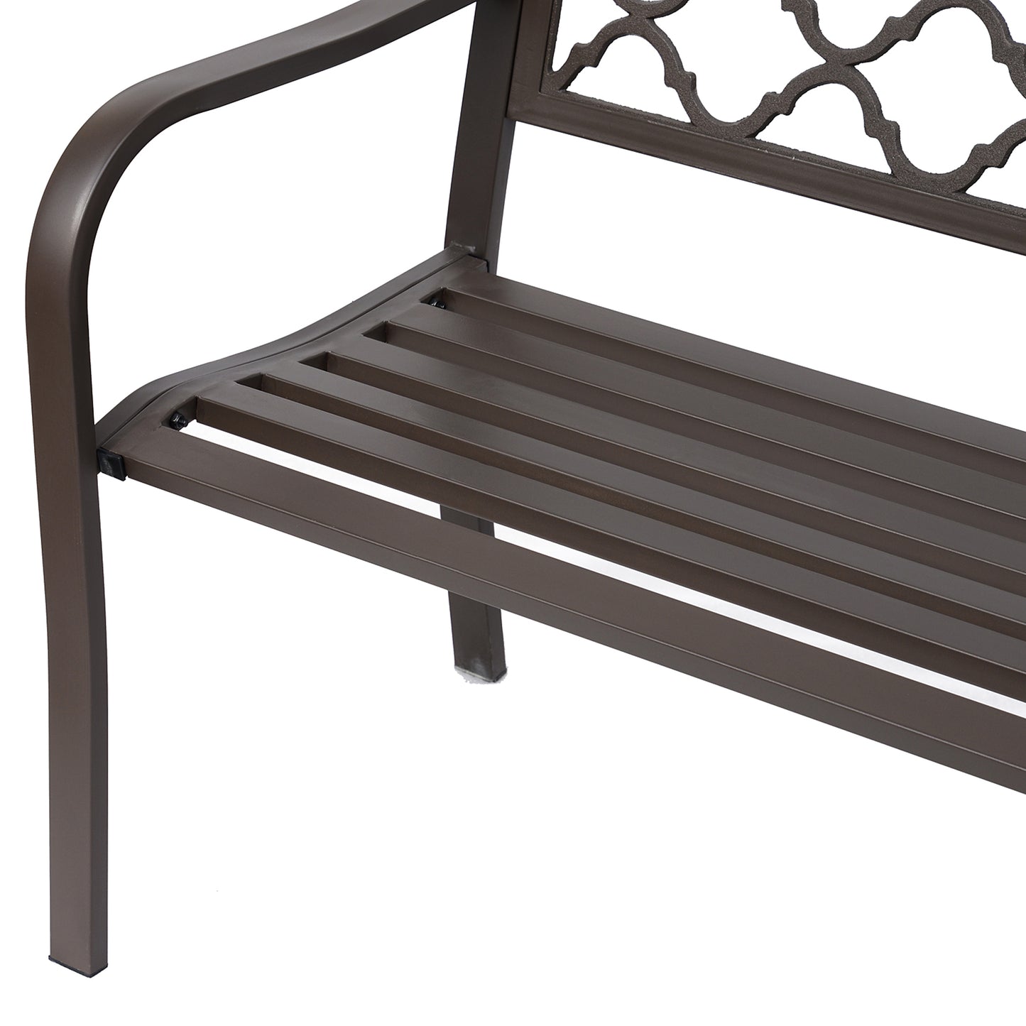 Antique Style Outdoor Cast Iron Front Porch Bench Path Chair Seat