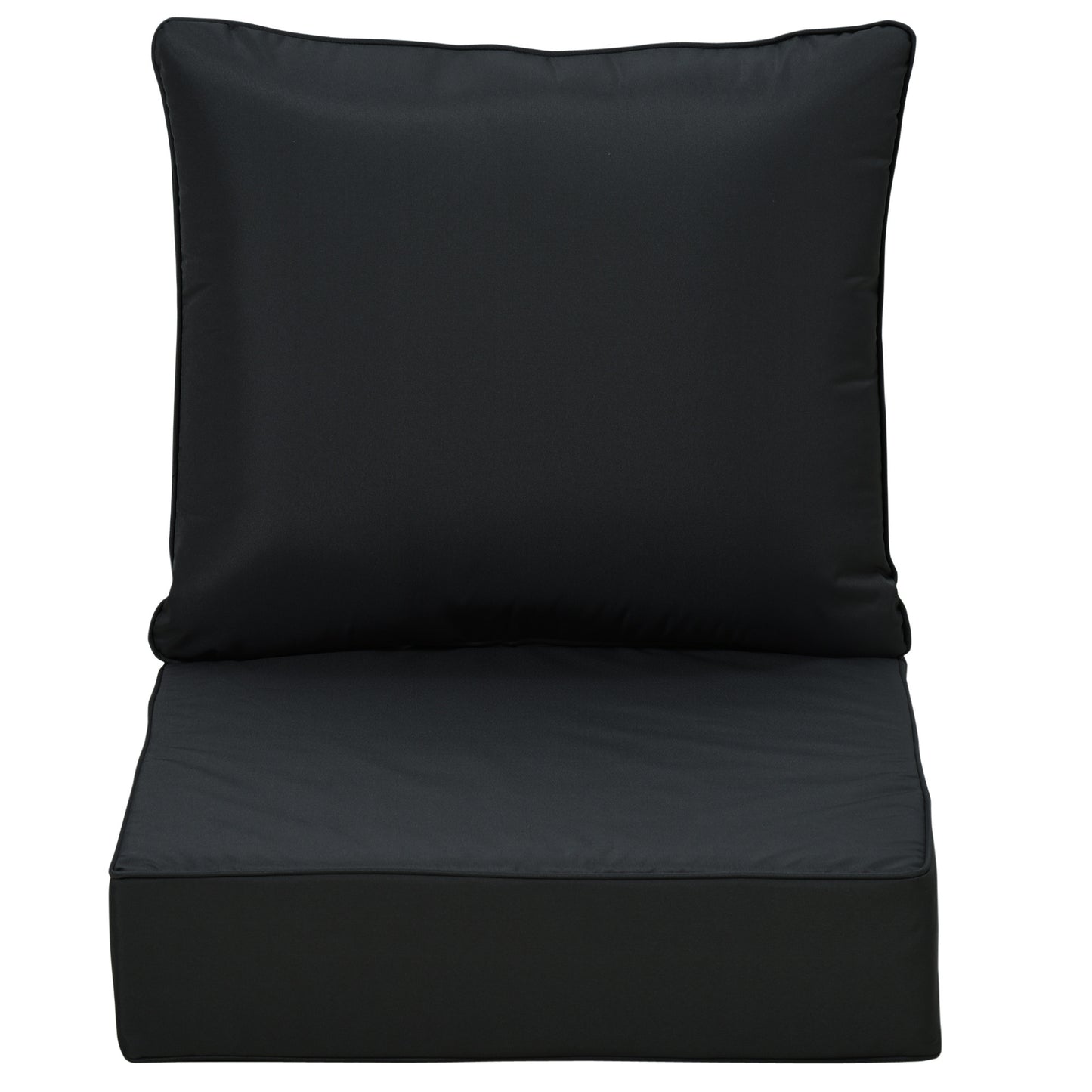 Outdoor Seat and Back Cushion Set Patio Deep Seating Chair