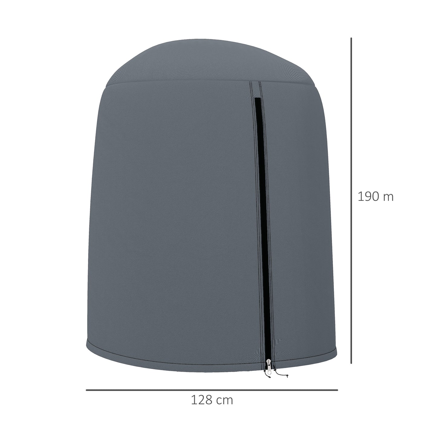 190 x Φ128cm Hanging Egg Chair Furniture Cover