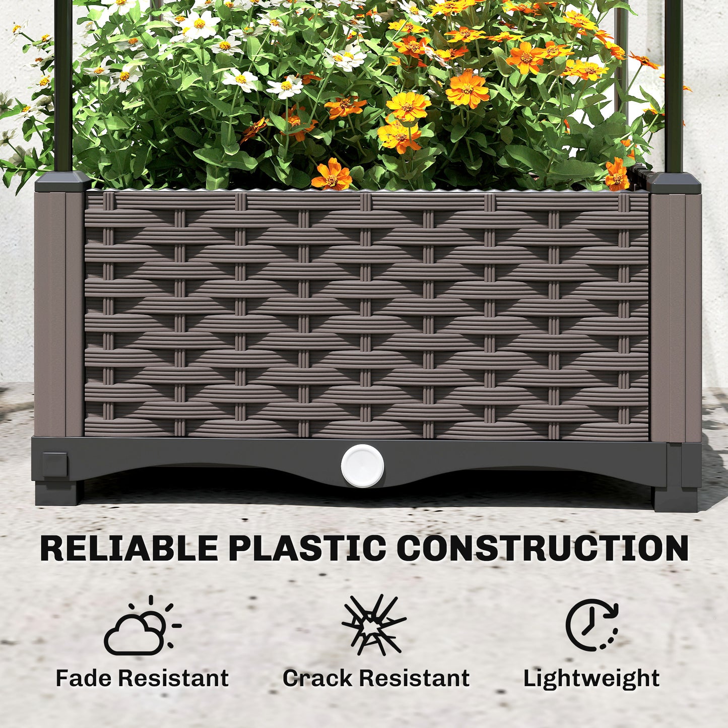 Raised Garden Bed with Trellis (5)