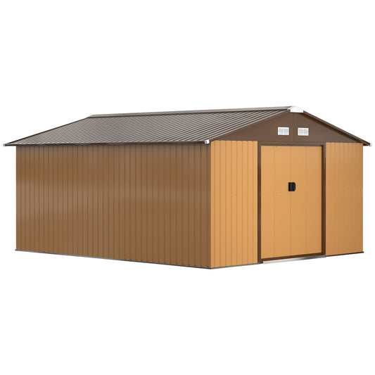 13 x 11ft Metal Garden Shed