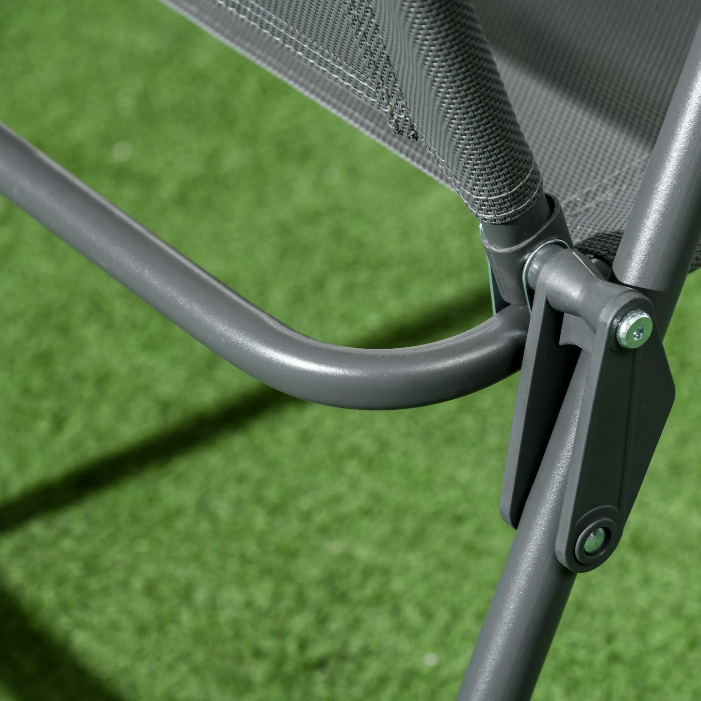 Three-Piece Garden Seat Set, with Glass-Top Table