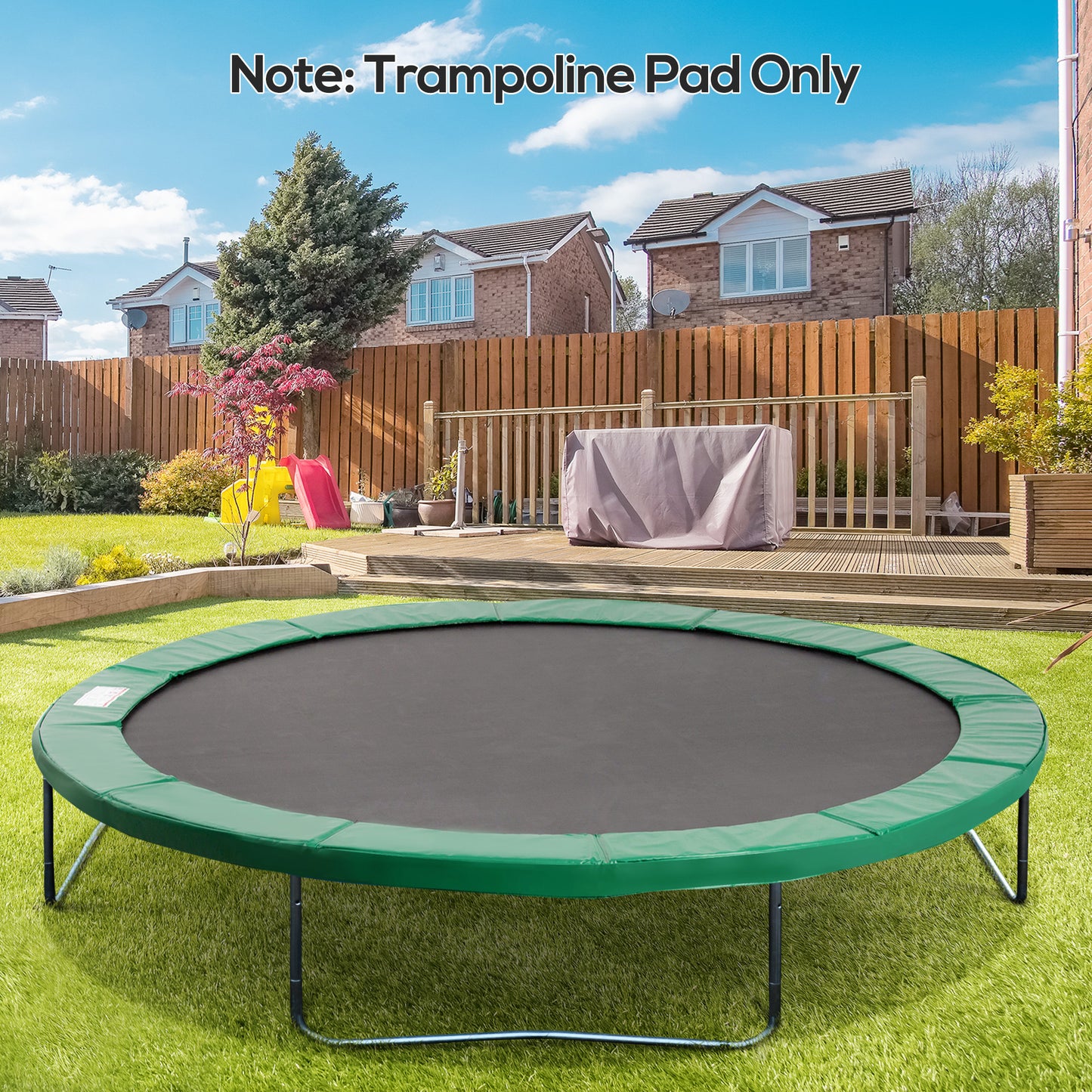 12FT Replacement Trampoline Pad Thick Foam Safety Φ366cm Spring