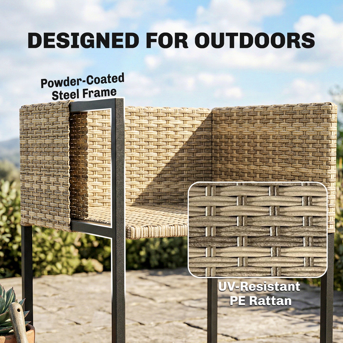 7 Piece Rattan Garden Furniture Set (1)