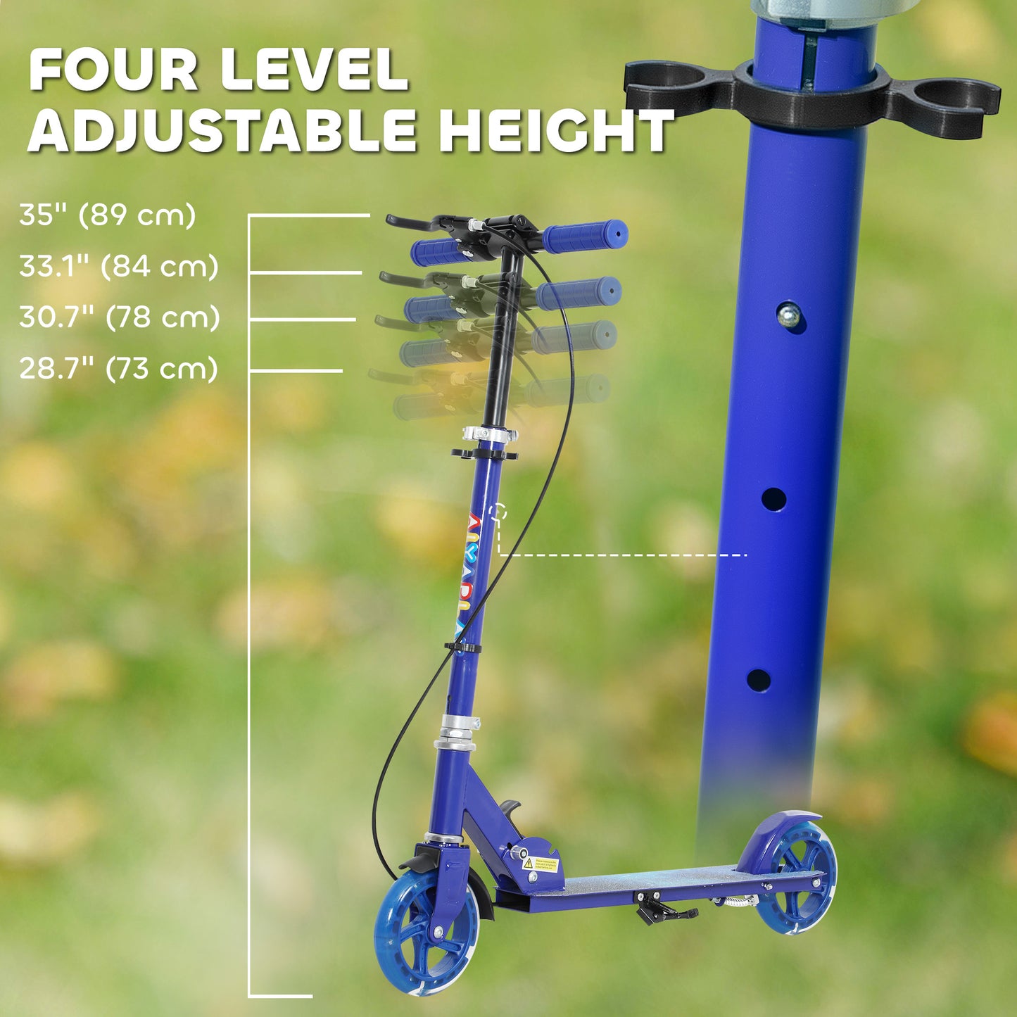 Scooter for Kids Aged 3-8 Years, with Adjustable Handle