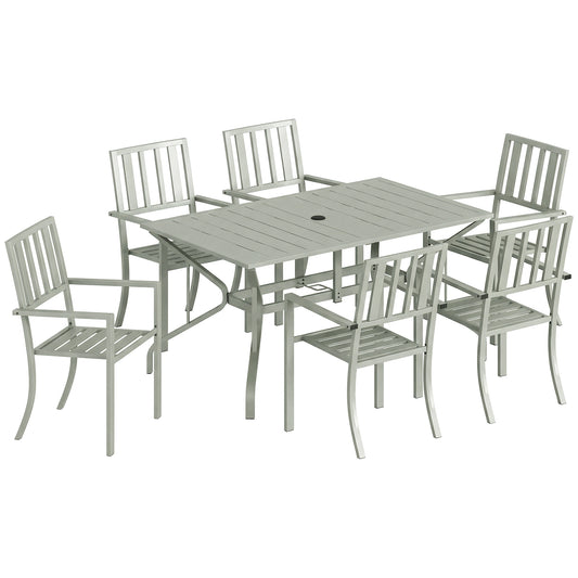 7 Pieces Garden Table and Chairs