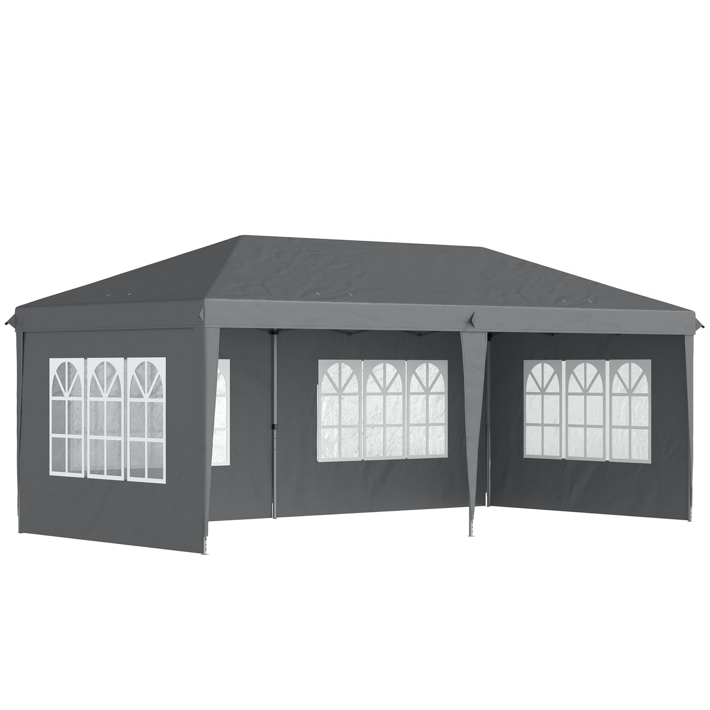 3 x 6m Pop-Up Gazebo, with Removable Walls