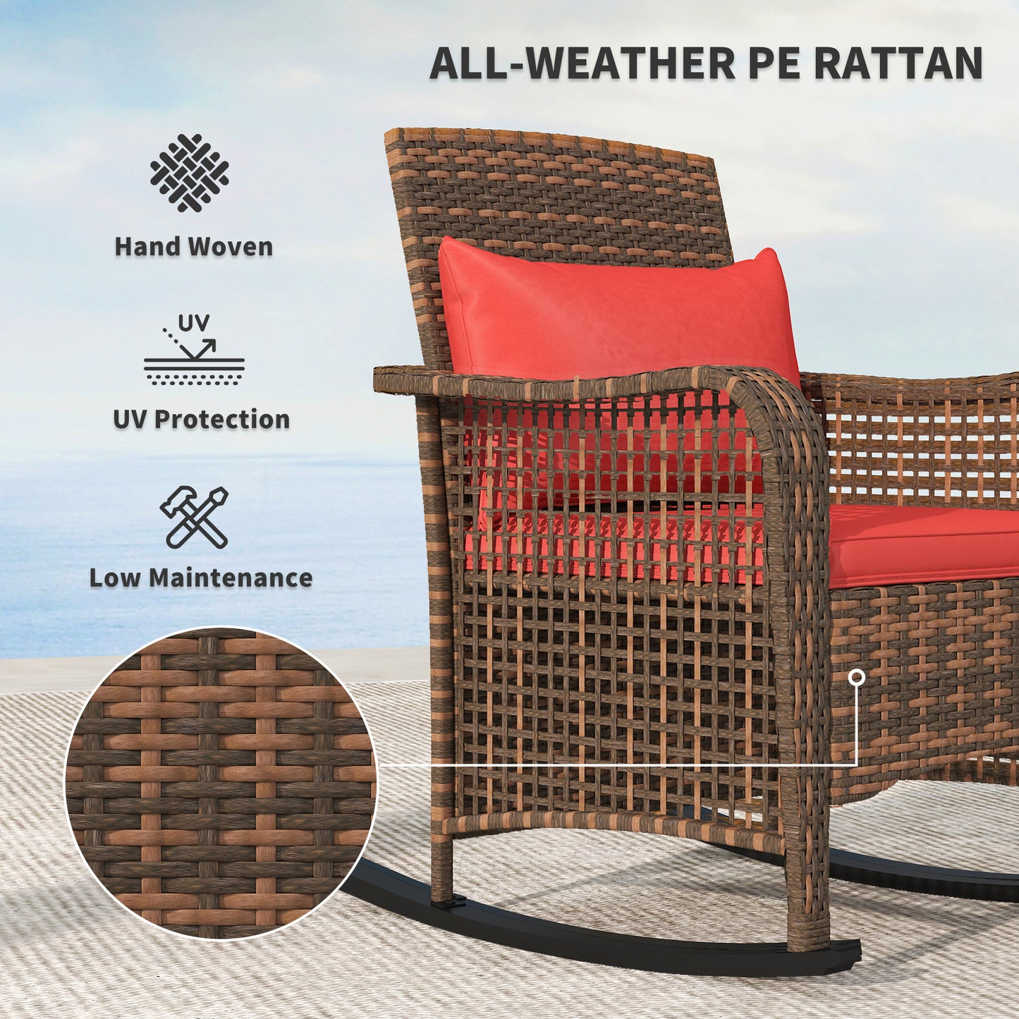 Rattan Rocking Chair
