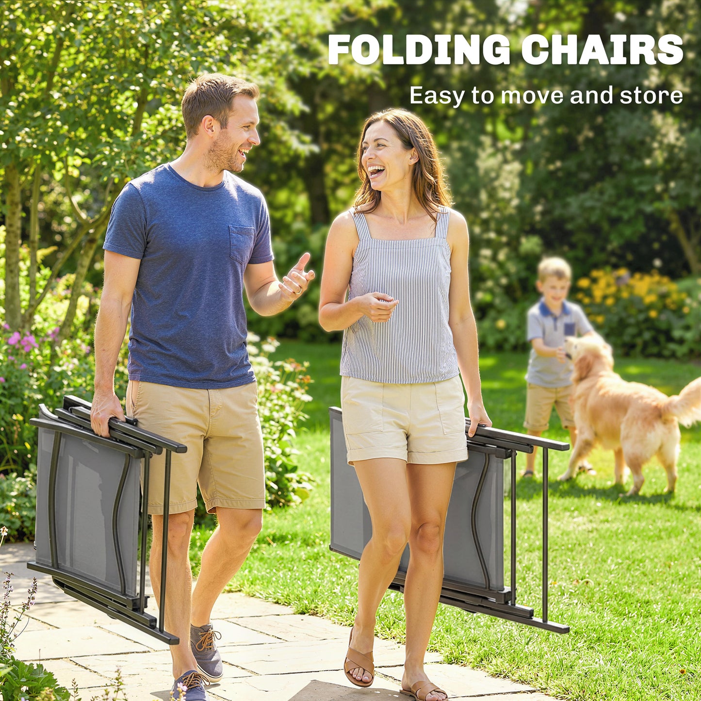 5 Pieces Outdoor Dining Set