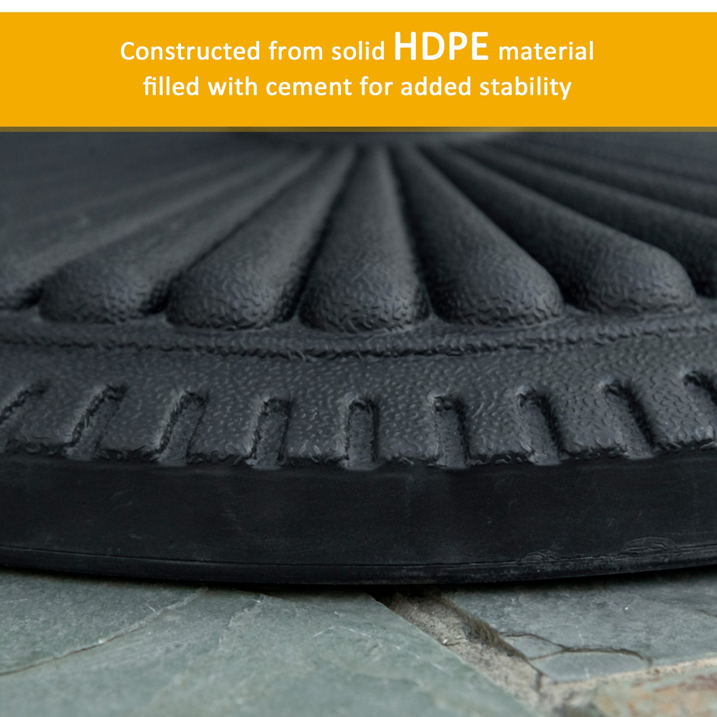 14kg Round Cement Parasol Base Umbrella Weight Stand Holder Fits