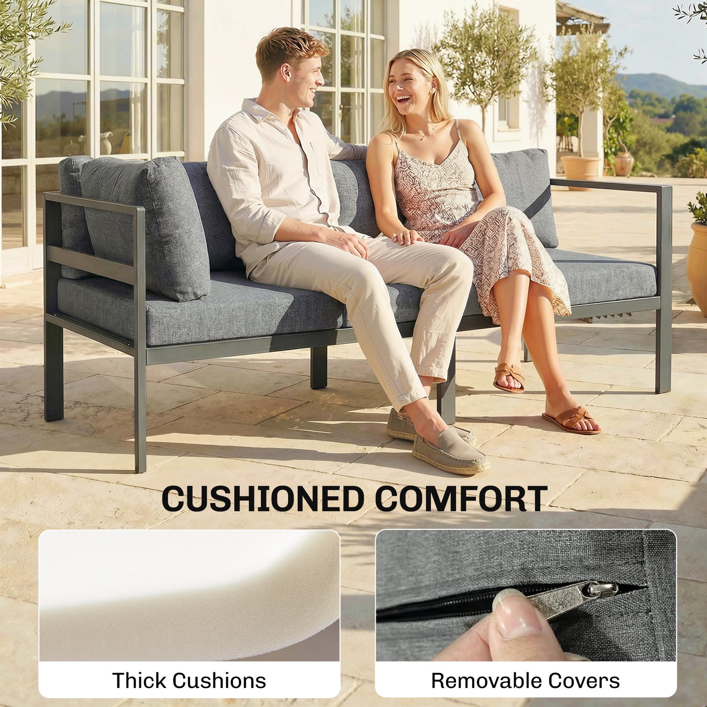 3 Pieces Garden Furniture Set (1)