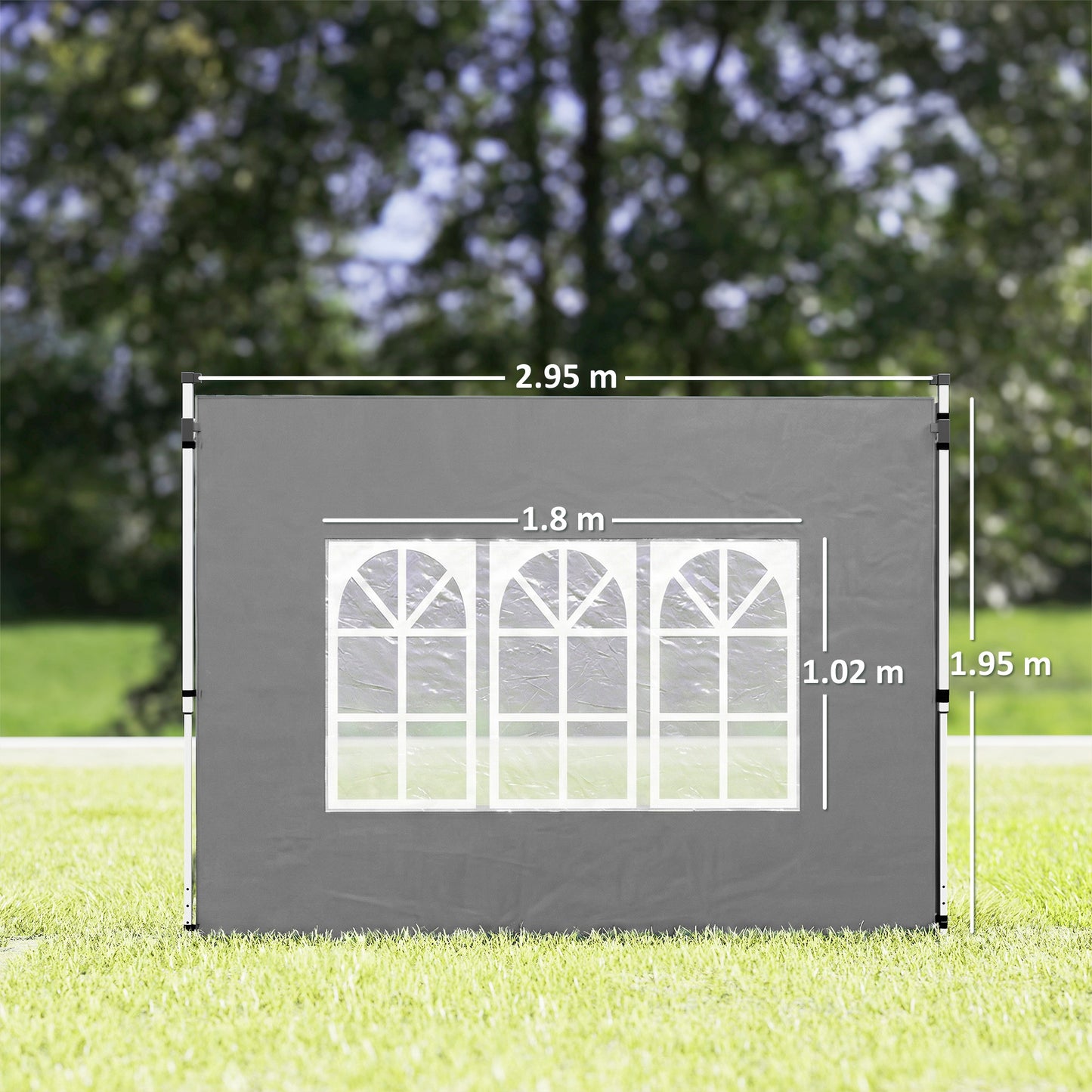 Gazebo Side Panels, Sides Replacement with Window