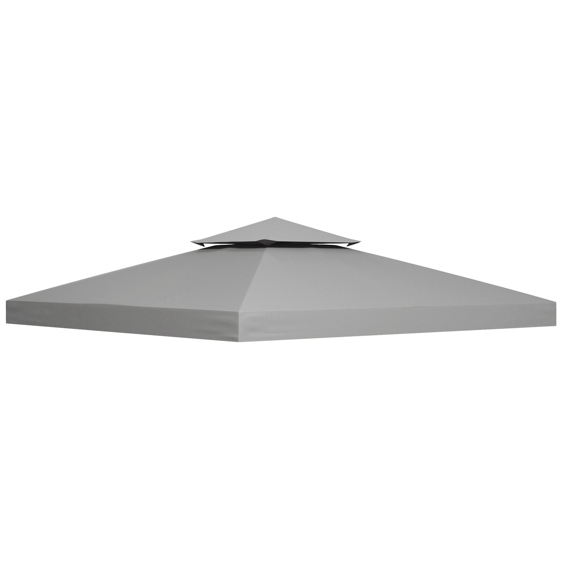 3(m) Gazebo Top Cover Double Tier Canopy Replacement Pavilion Roof (1)