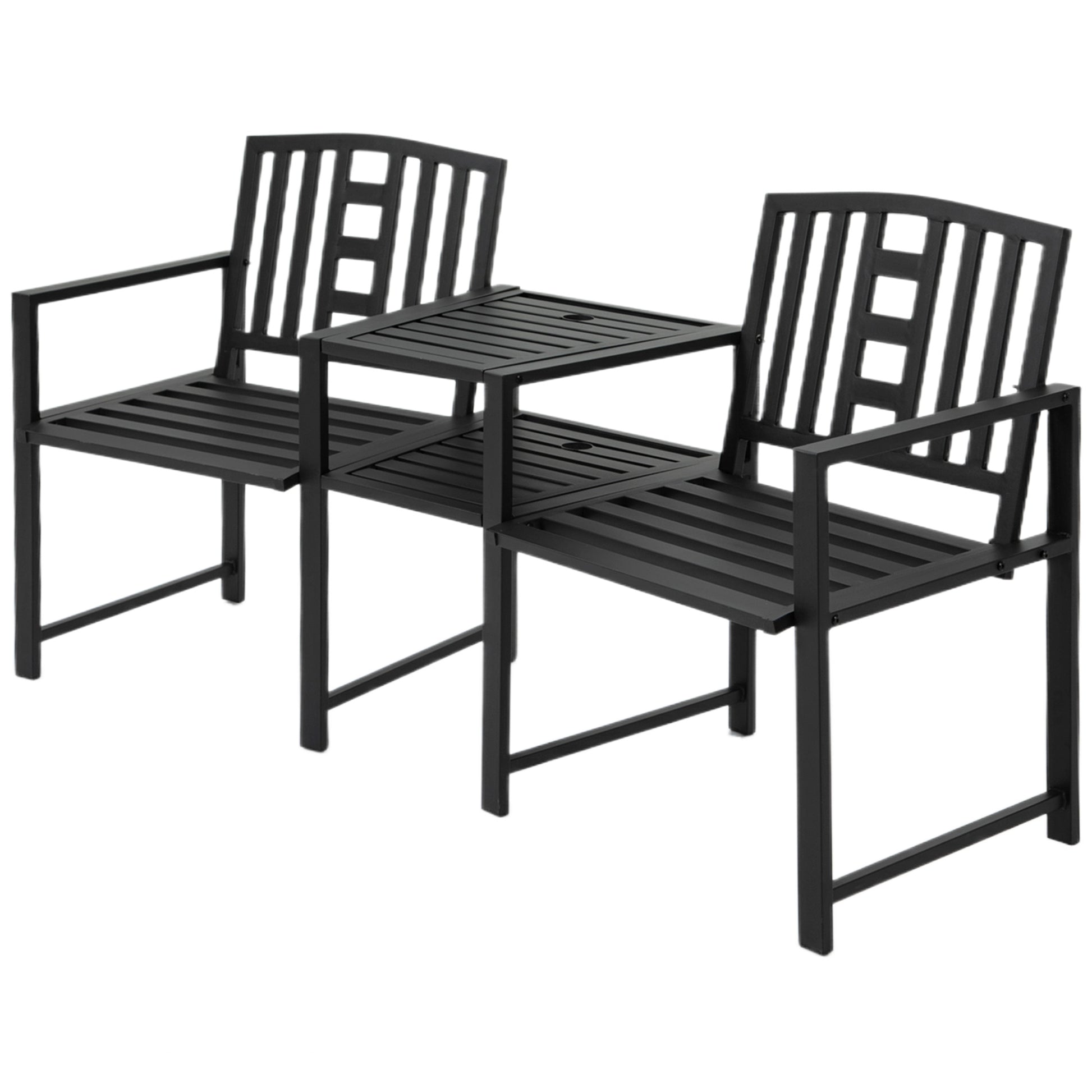 2 Seat Garden Chair Bench Loveseats Jack
