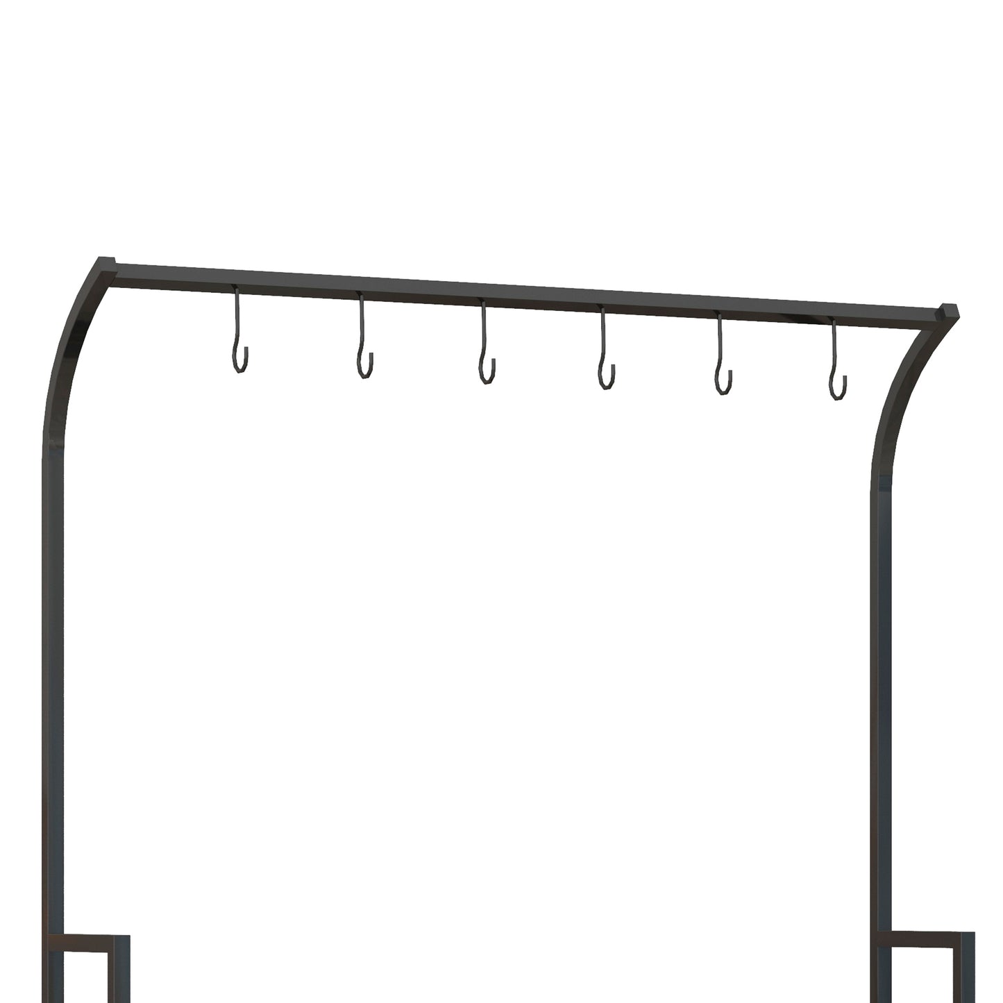 3 Tiered Plant Rack with Hanging Hooks