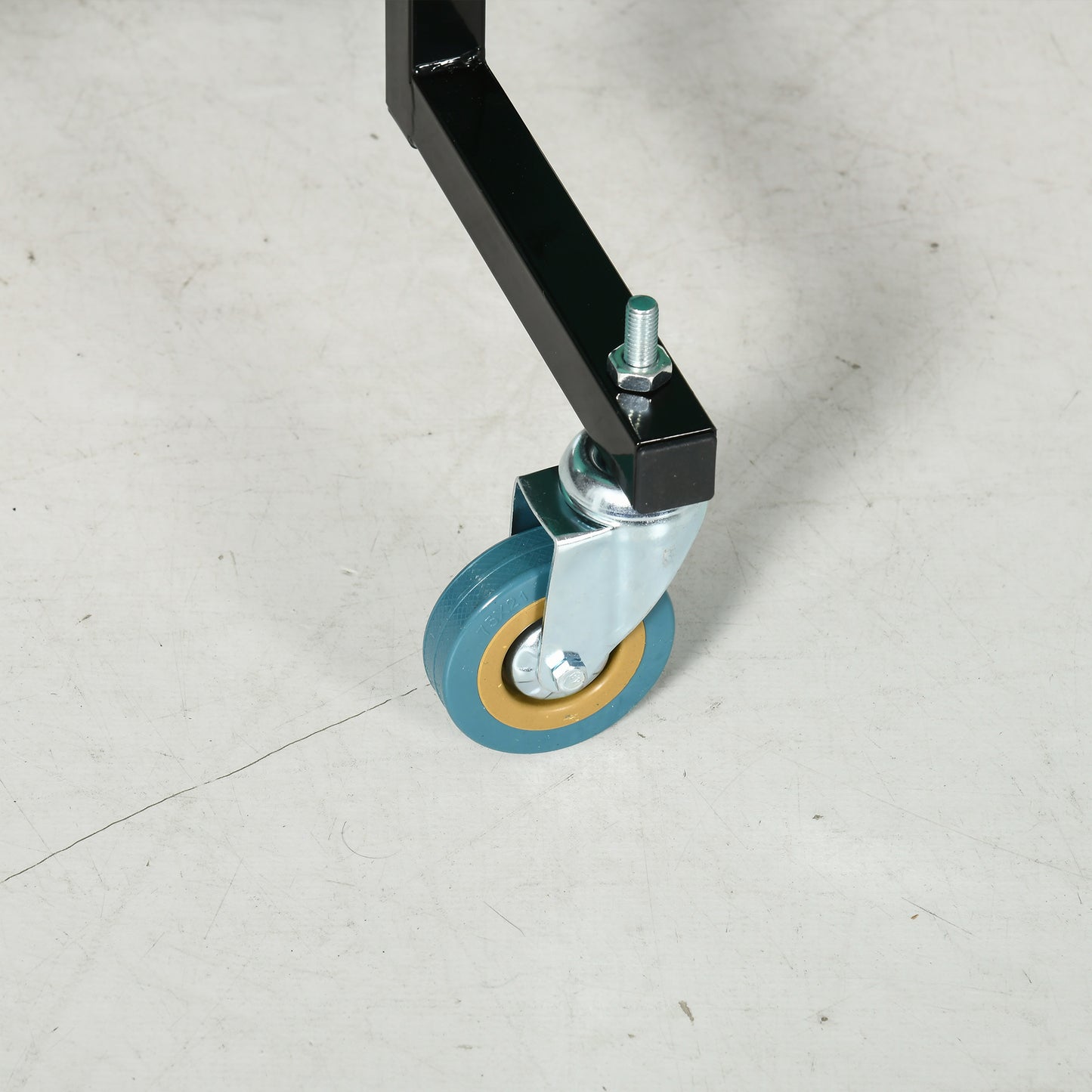 9FT Folding Tennis Table, with 8 Wheels, for Indoor Use