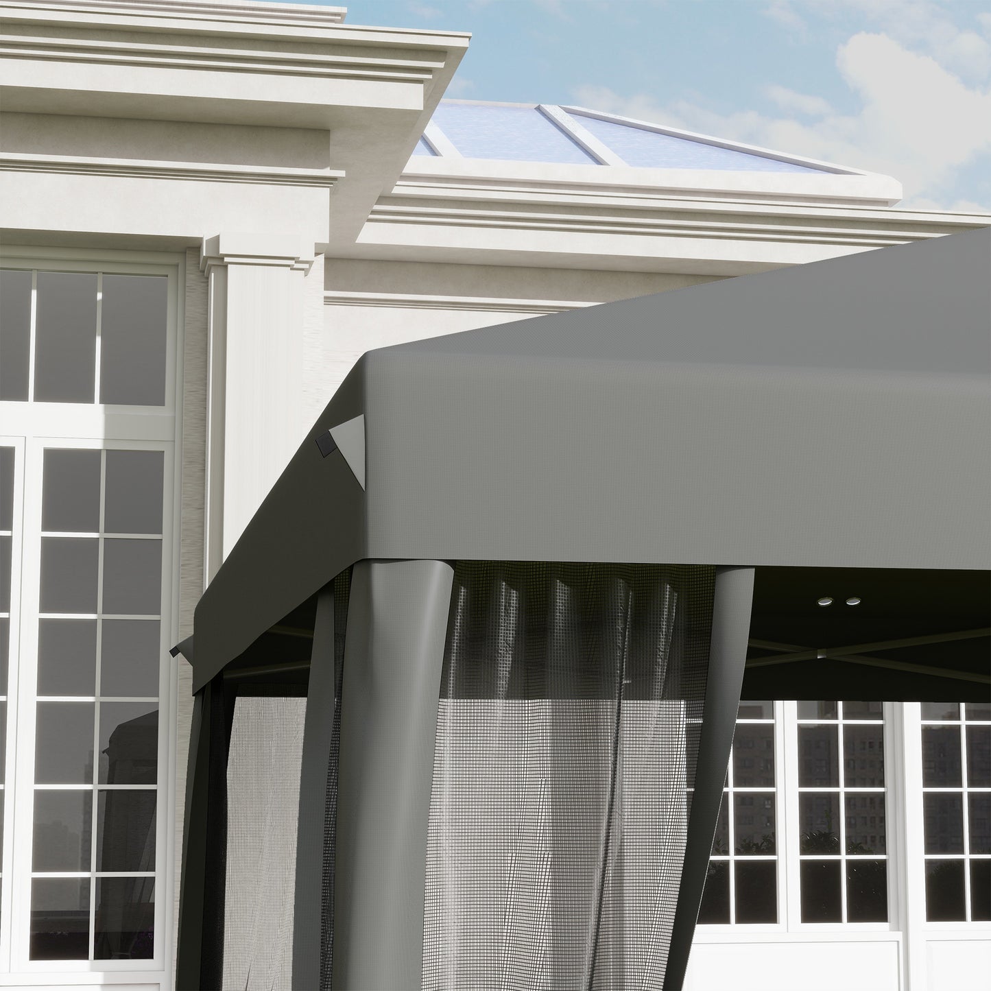 3 x 3 m Pop Up Gazebo, 420D Garden Tent Canopy
