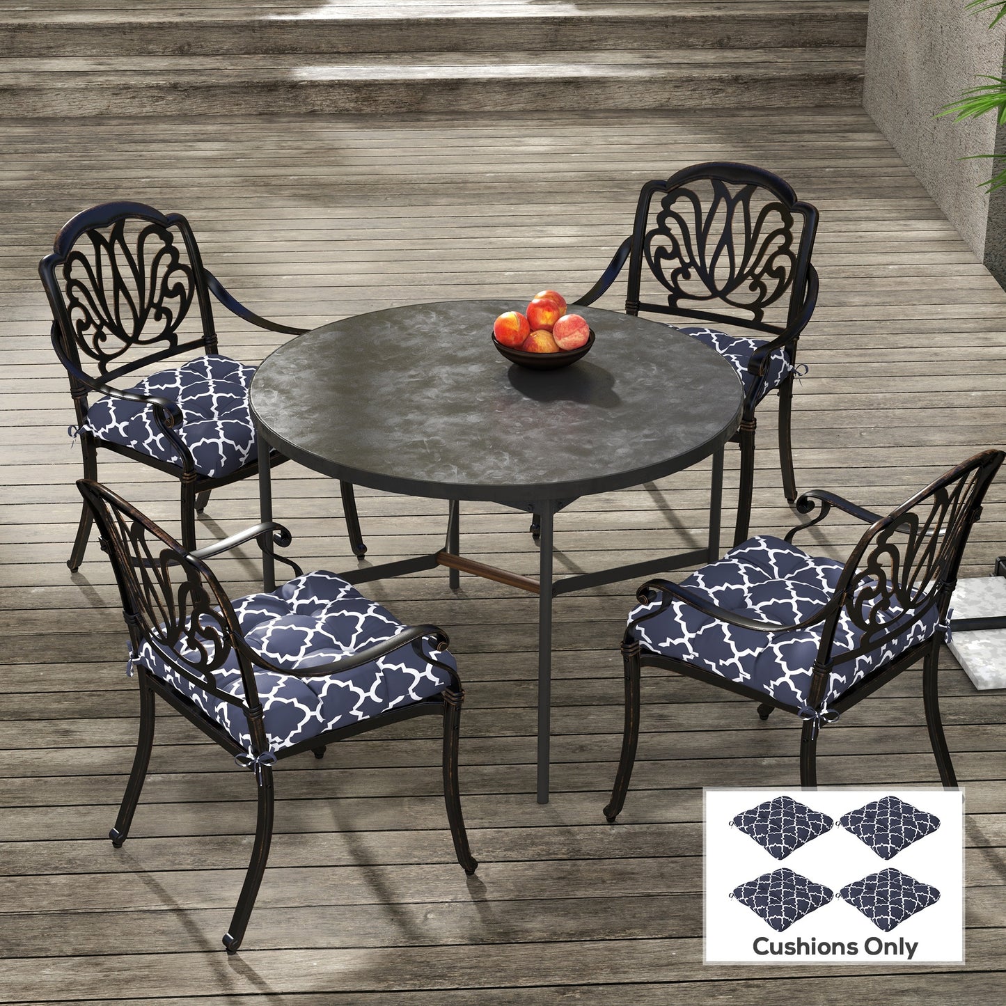 4-Piece Seat Cushion Pillows Replacement