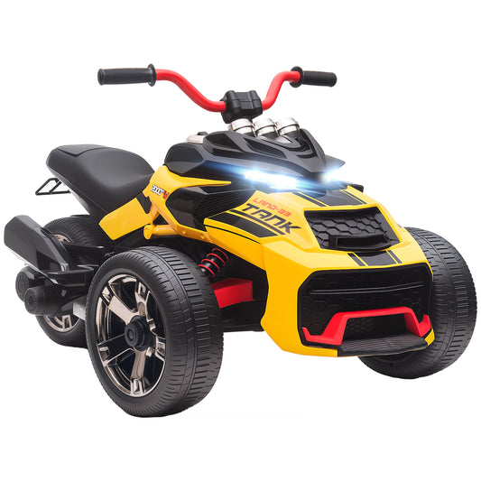 12V Kids Electric Ride On Car with 3 Wheeler, MP3 Player, Horn