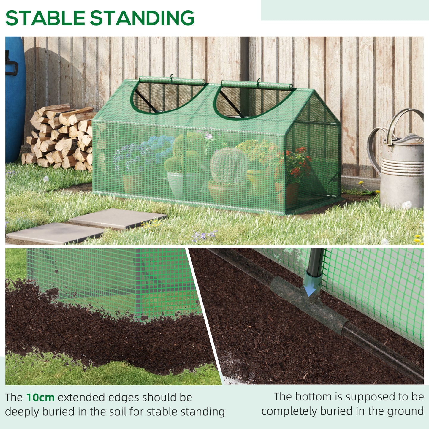 Mini Greenhouse, Small Plant Grow House for Outdoor