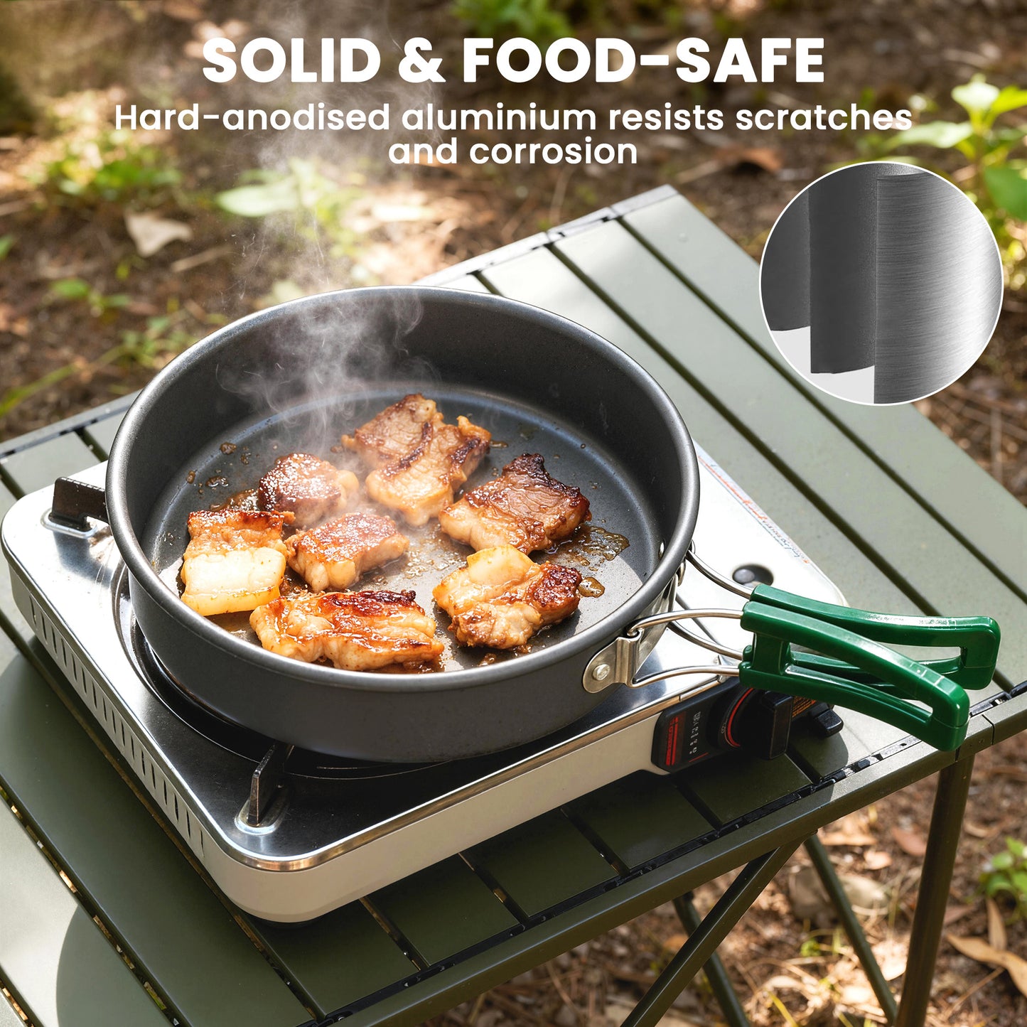 Camping Cookware Set for 2-3 People