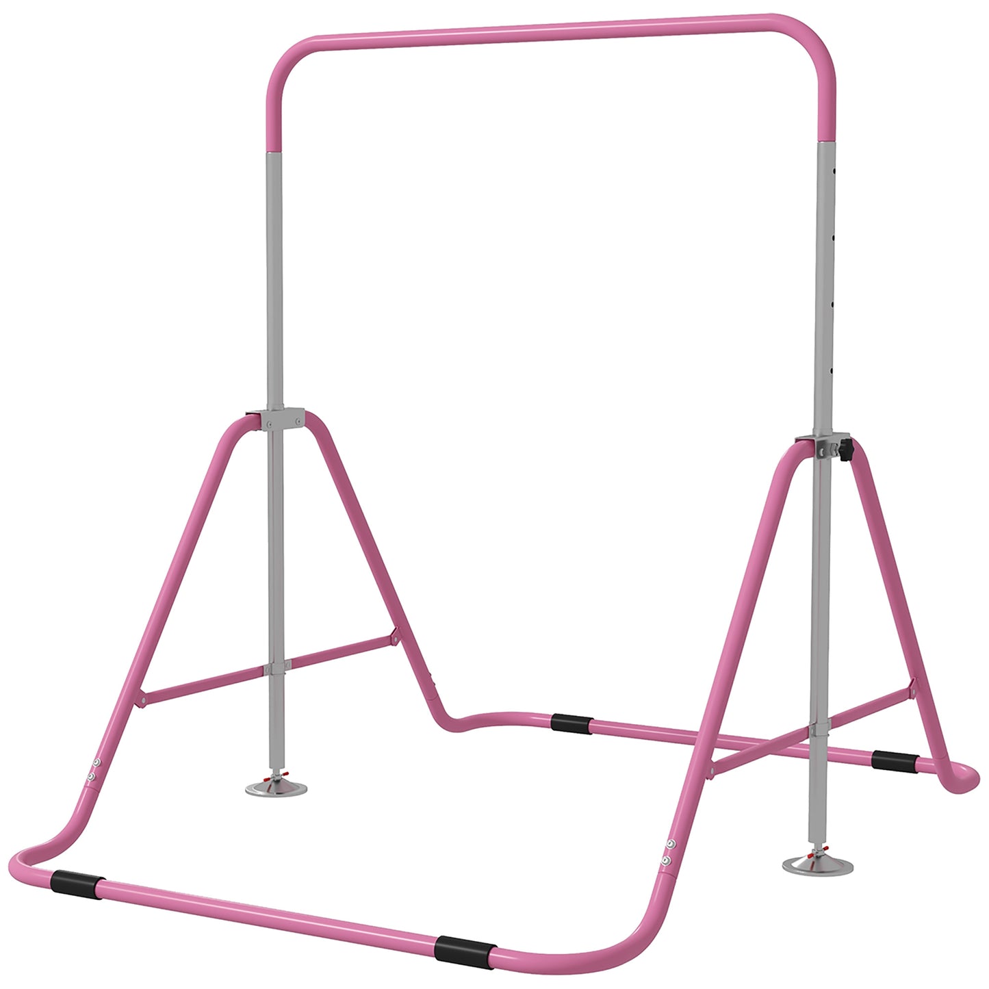 Kids Gymnastic Bar, with Adjustable Height, Foldable Horizontal Bars