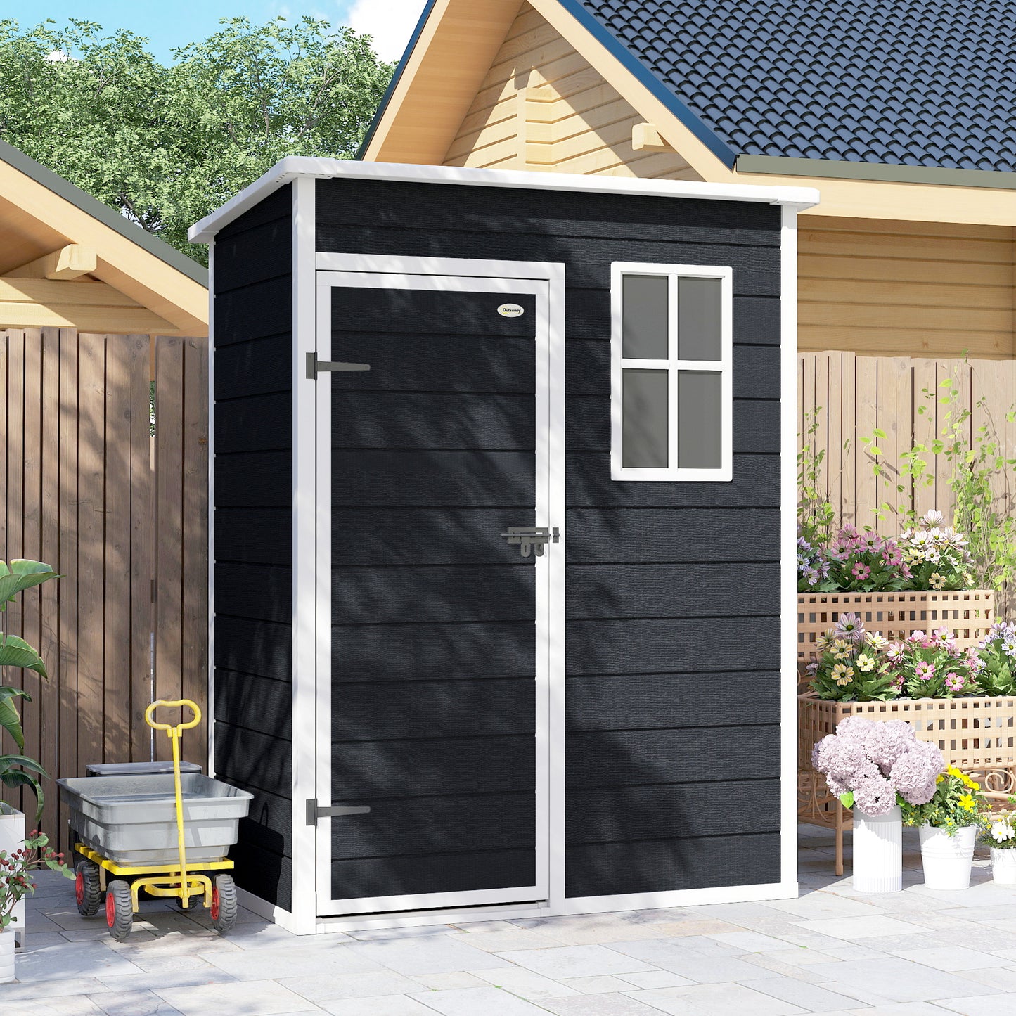 5' x 3' Garden Shed with Floor
