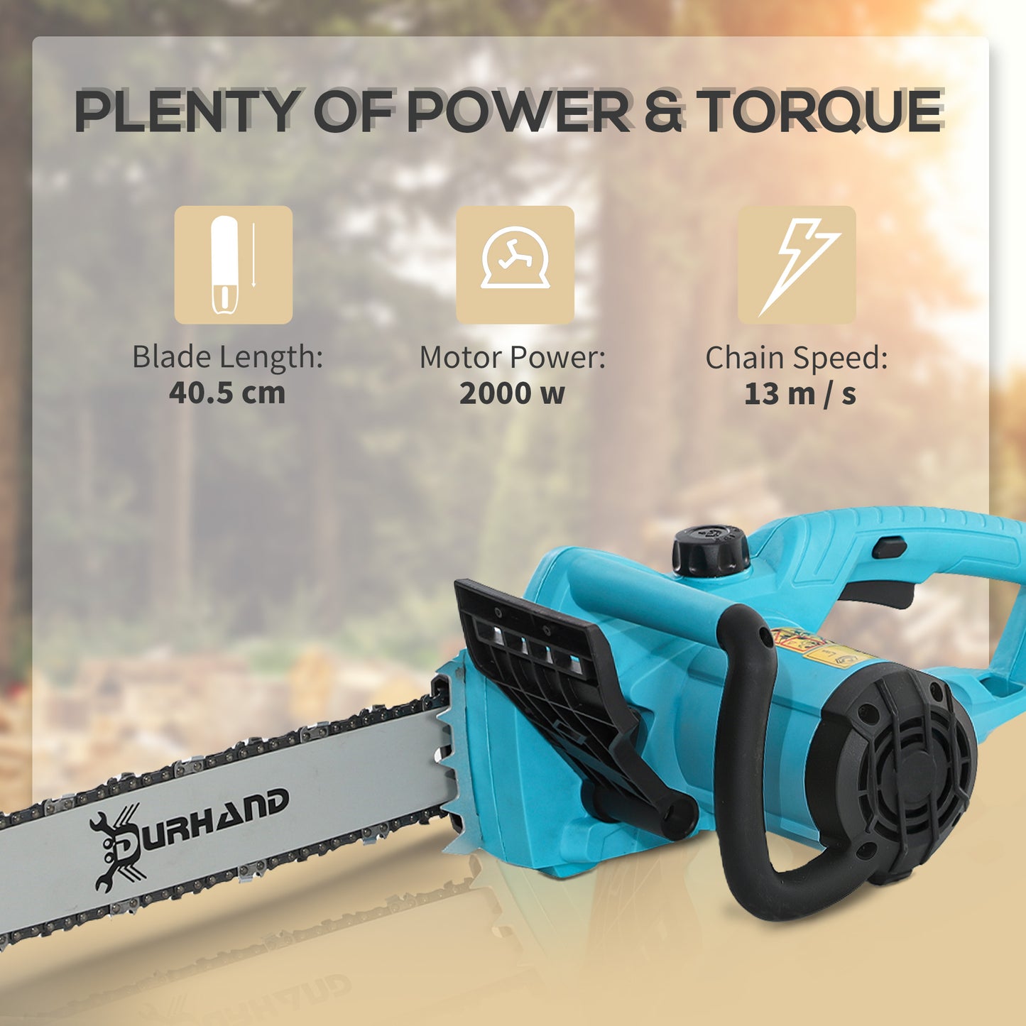 2000W Powerful Electric Chainsaw