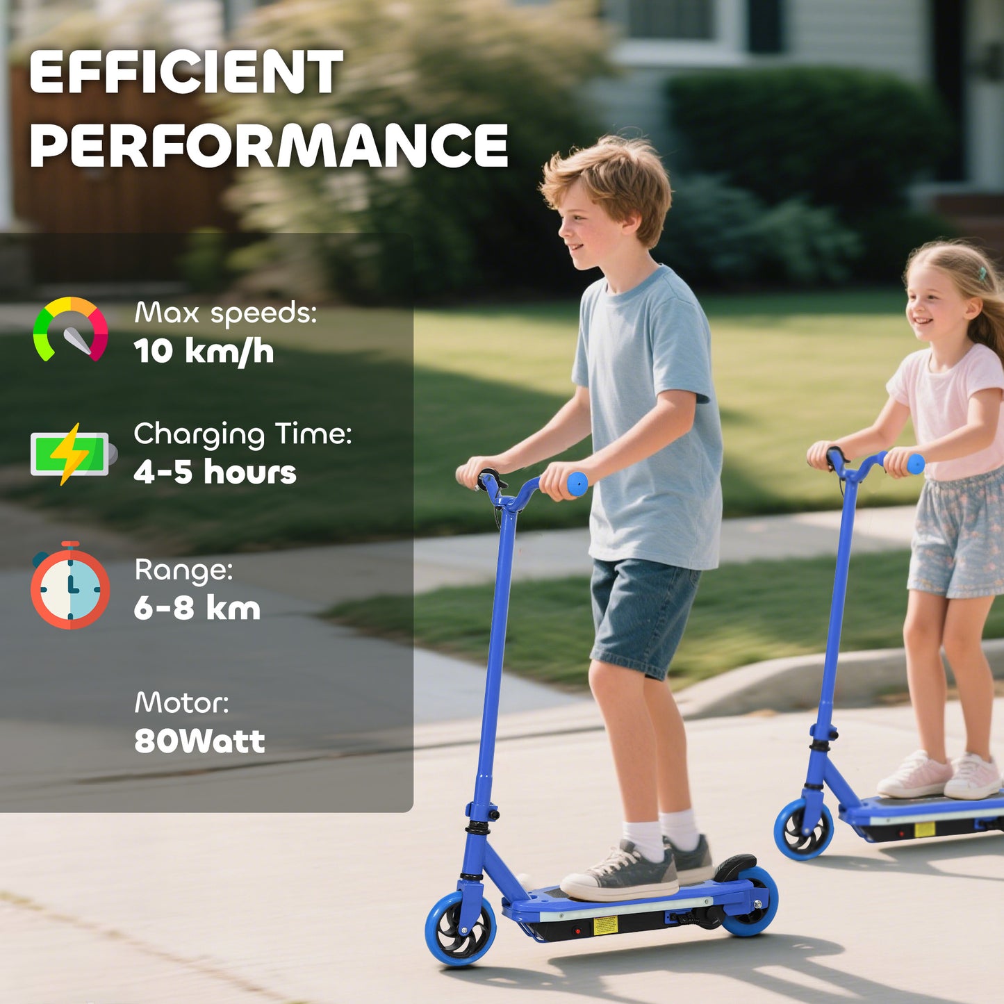 Electric Scooter for Kids 6-14 Years, with Colourful Lights