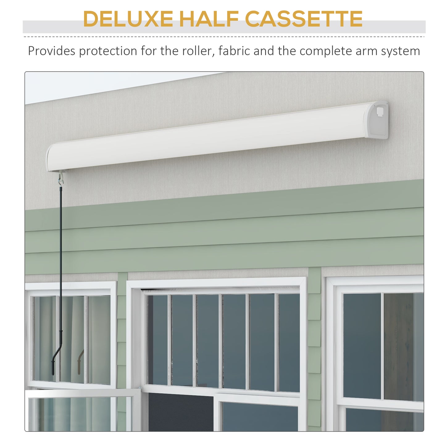 2.5 x 3m Electric Cassette Awning, with Remote