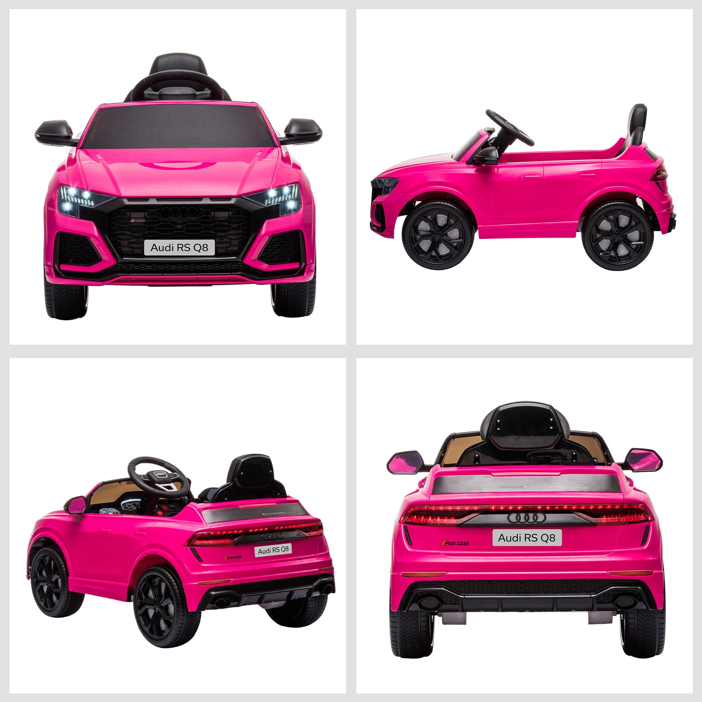 Audi RS Q8 6V Kids Electric Ride On Car Toy w/ Remote USB MP3