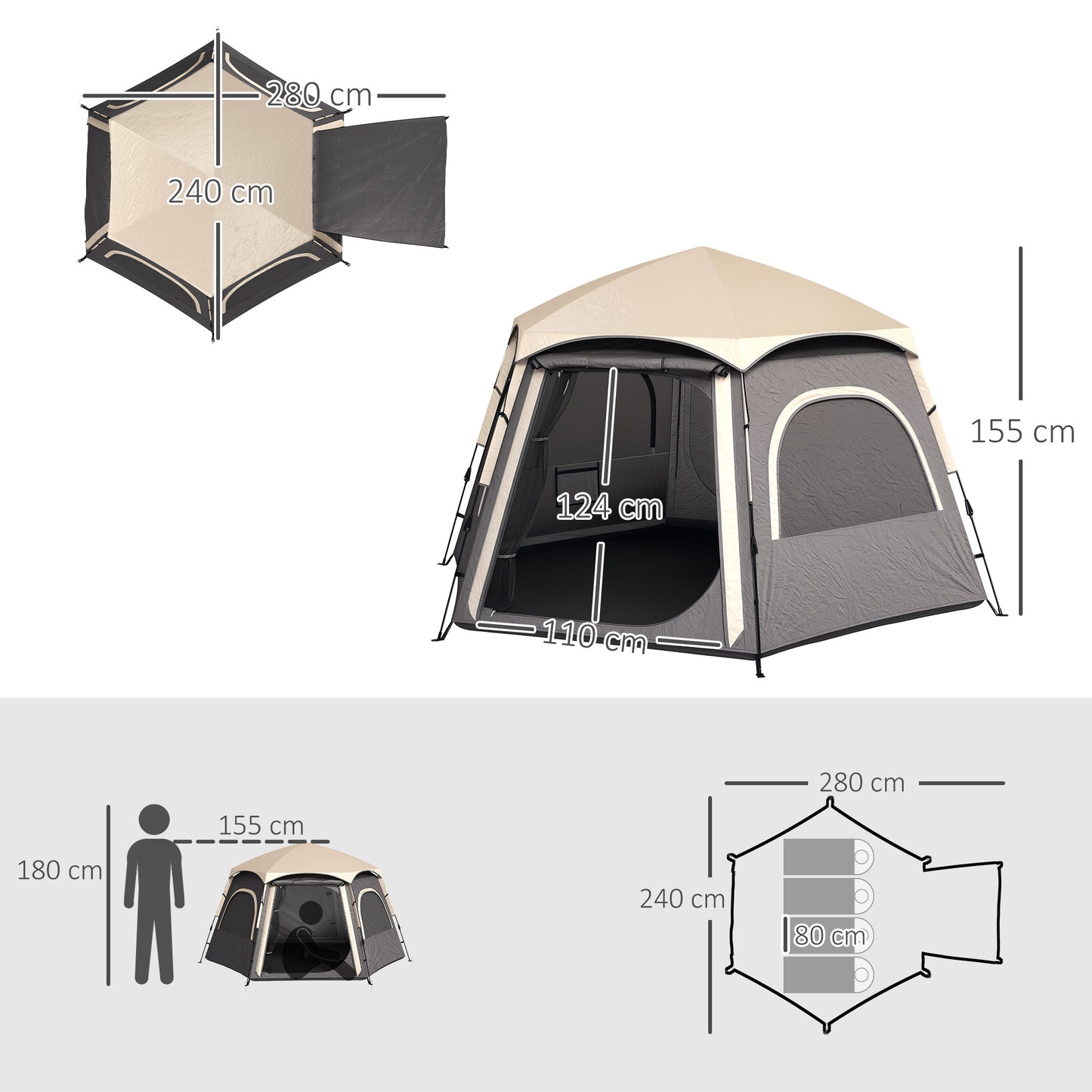 Instant Pop Up Camping Tent