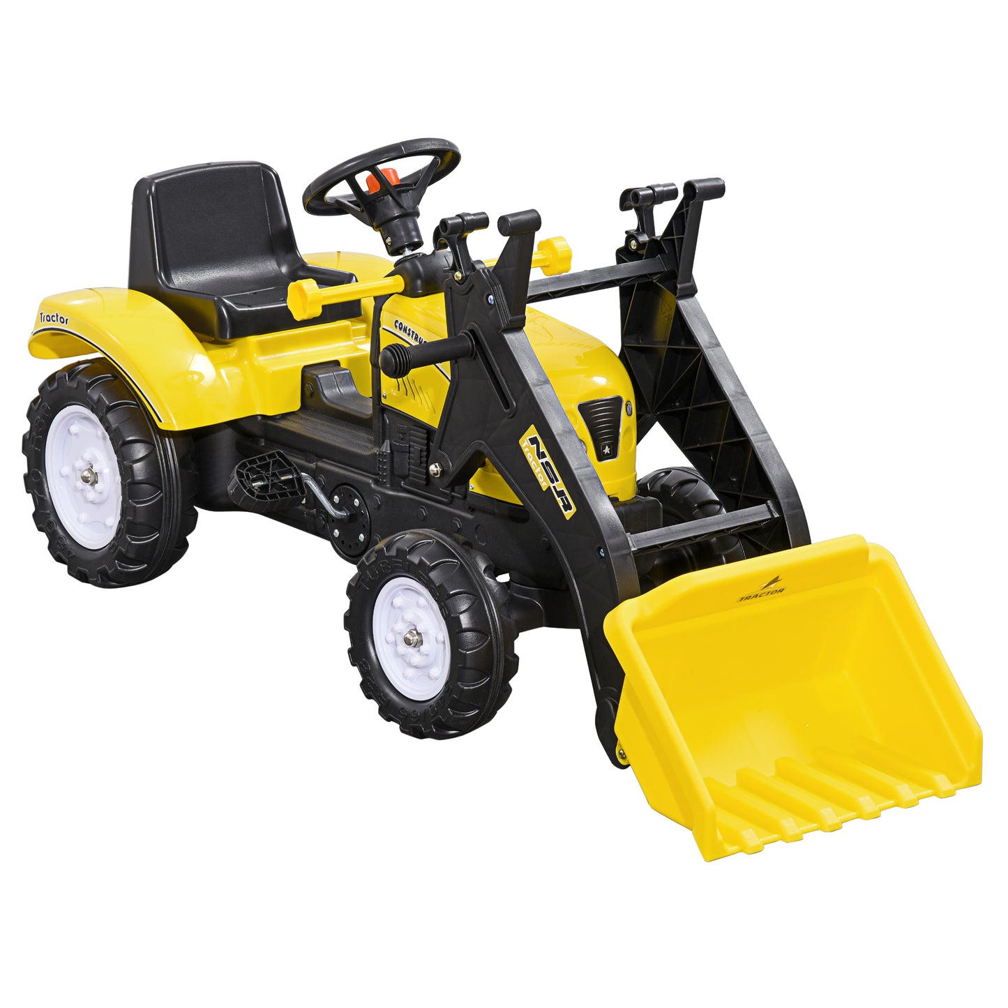 Ride On Tractor, Toddler Excavator Toy