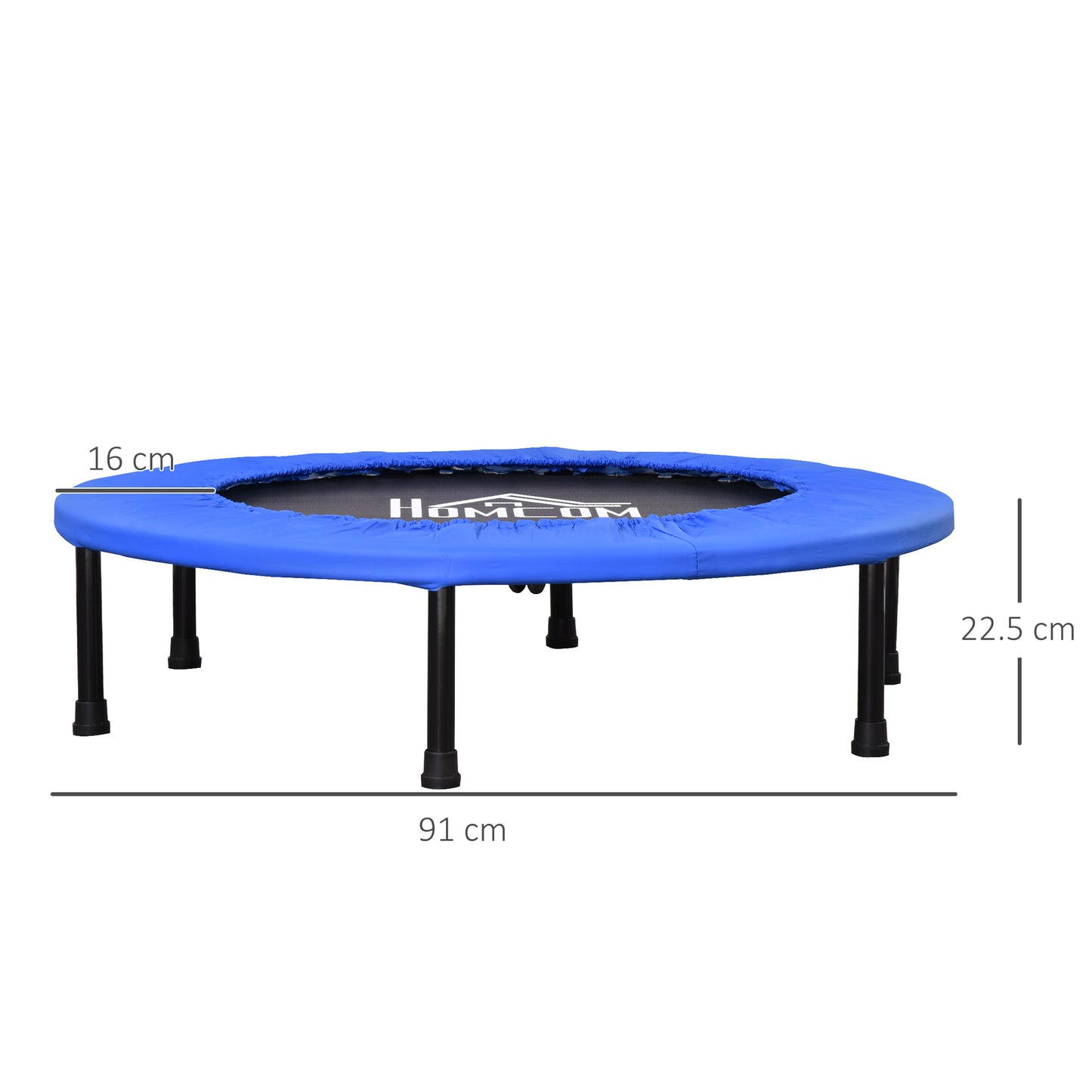 36" Mini Fitness Trampoline Home Gym Yoga Exercise Rebounder Indoor