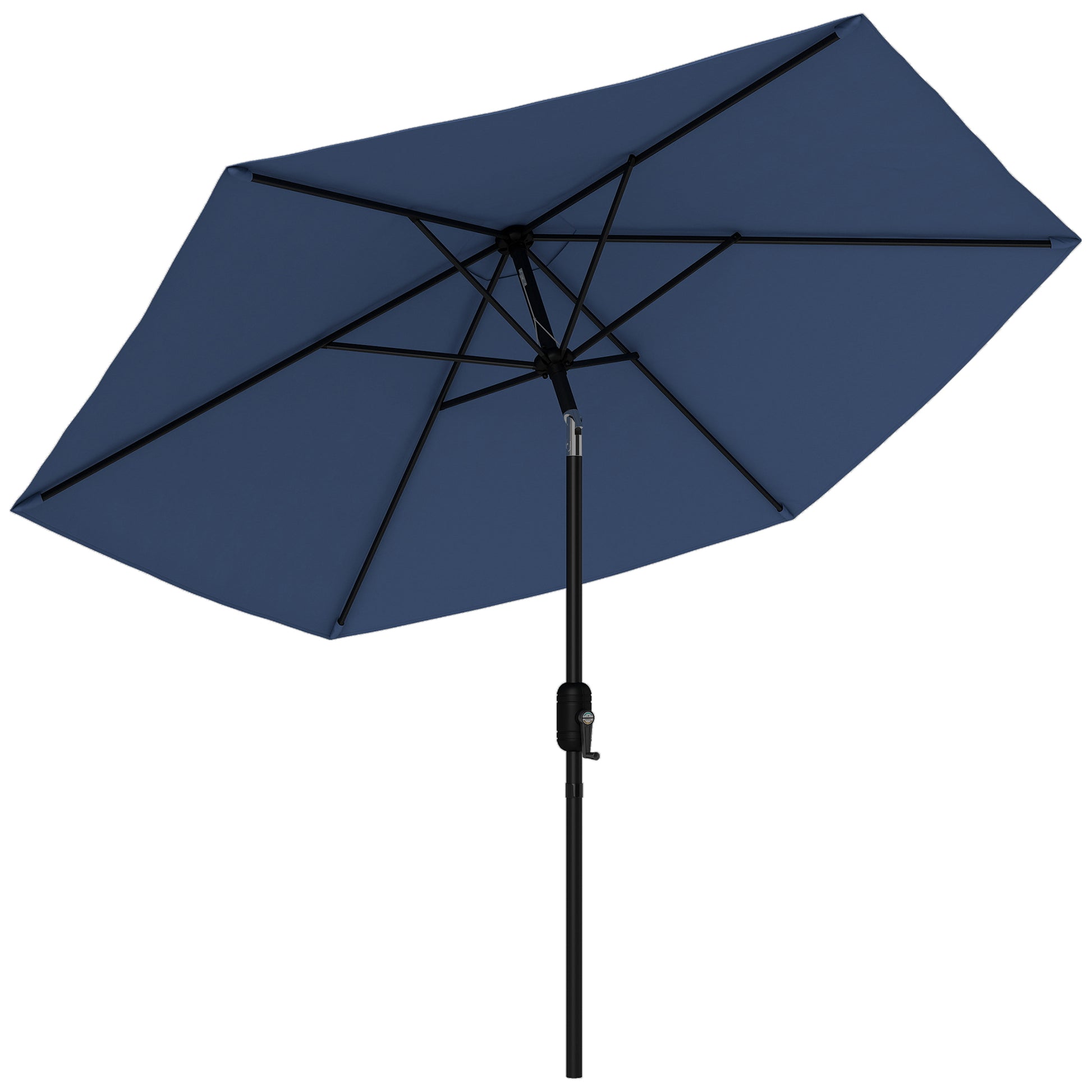 2.6 m Garden Parasol Umbrella with Aluminium Pole (8)