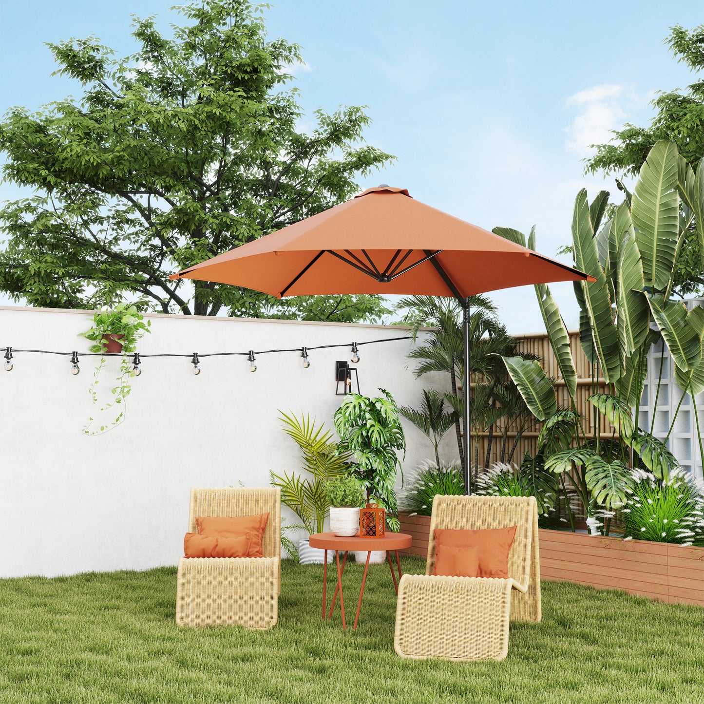 2.5m Rotating Cantilever Parasol