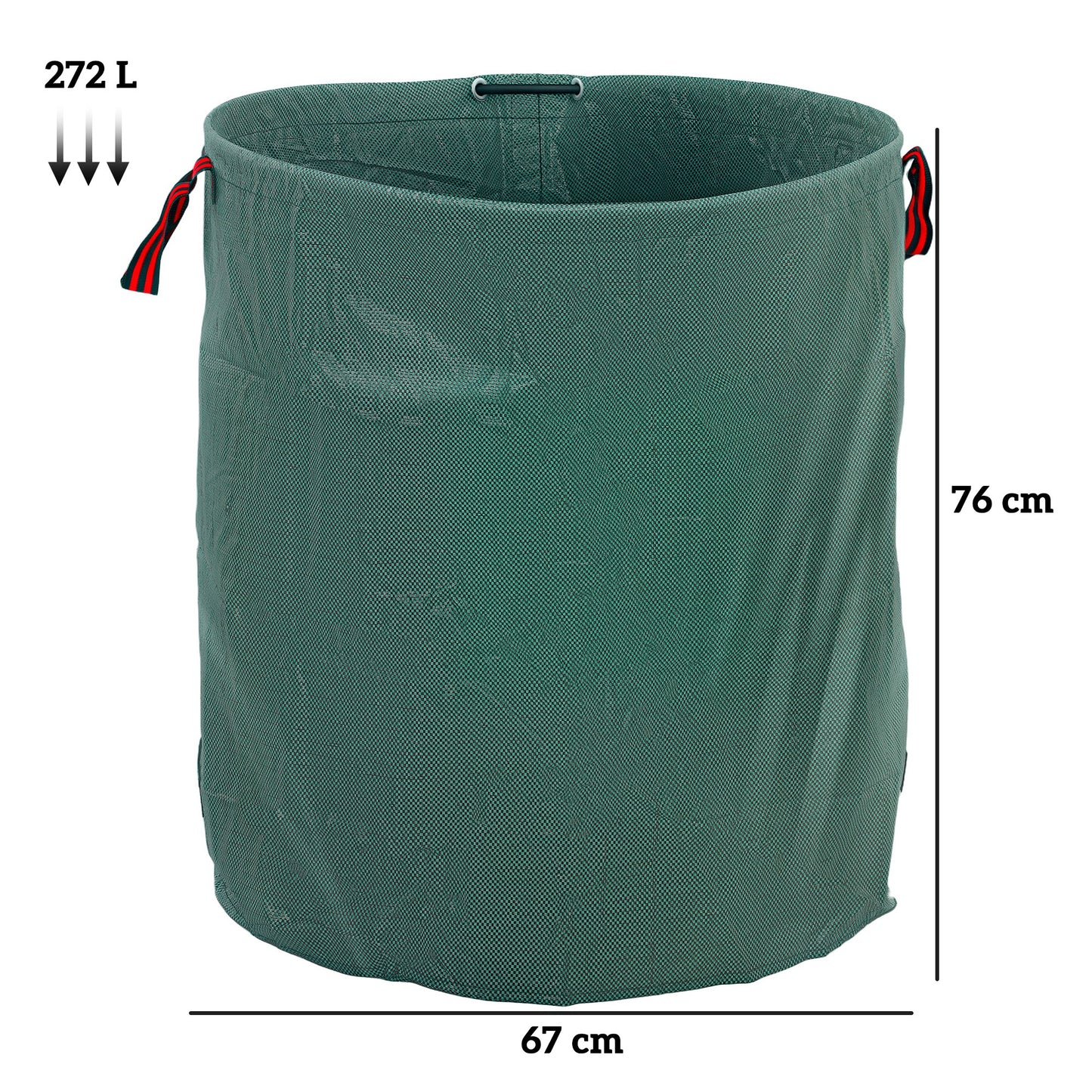 Garden Waste Bags, 272L x 3 Heavy Duty Garden Bags