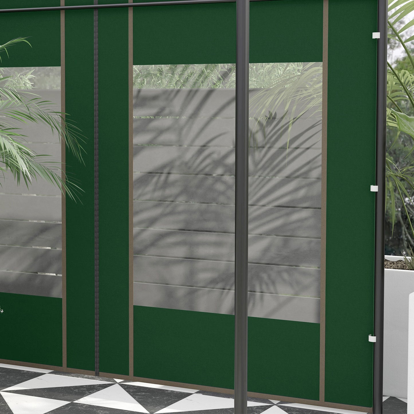 Set of Two 295cm Replacement Canopy Walls