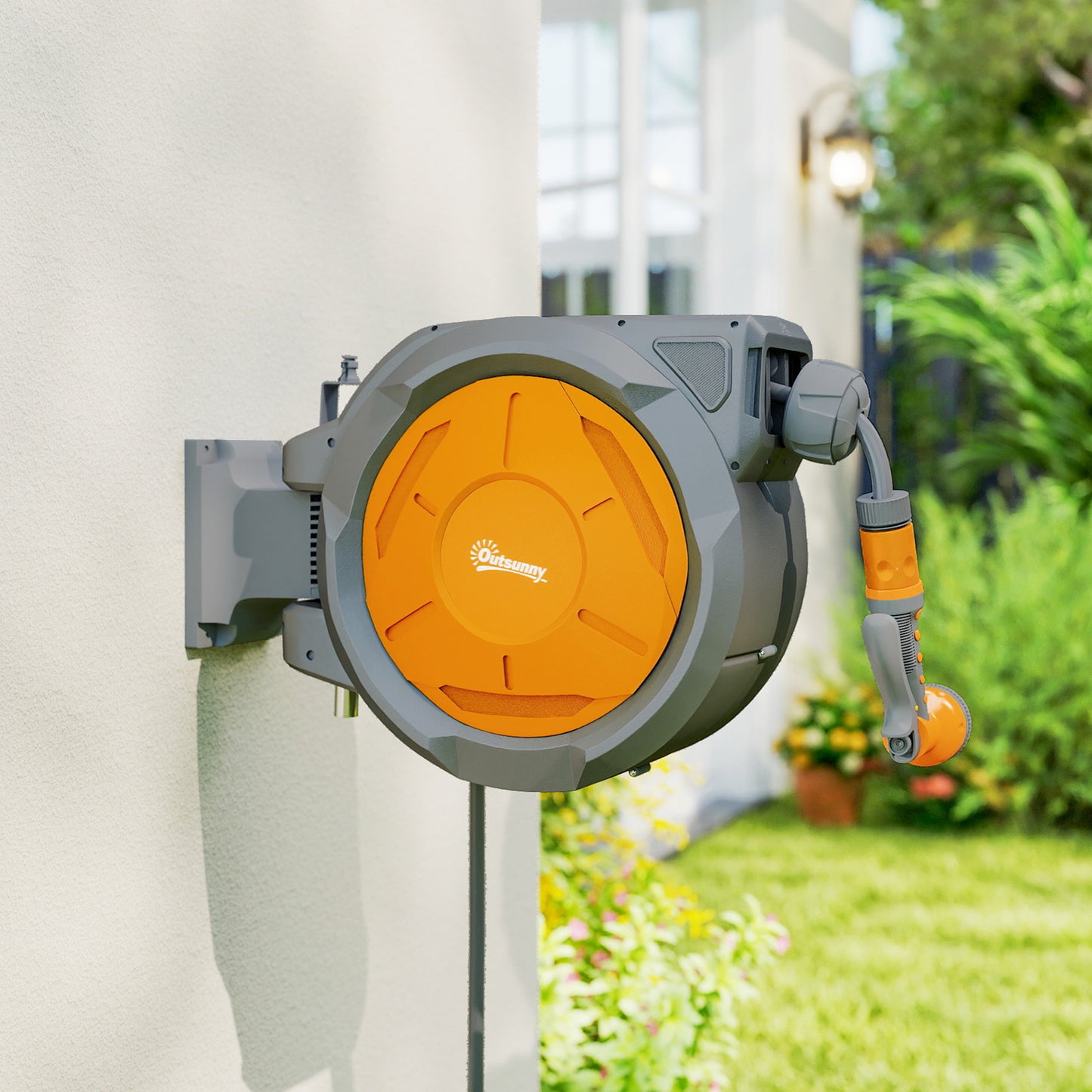 Retractable Hose Reel Wall Mounted