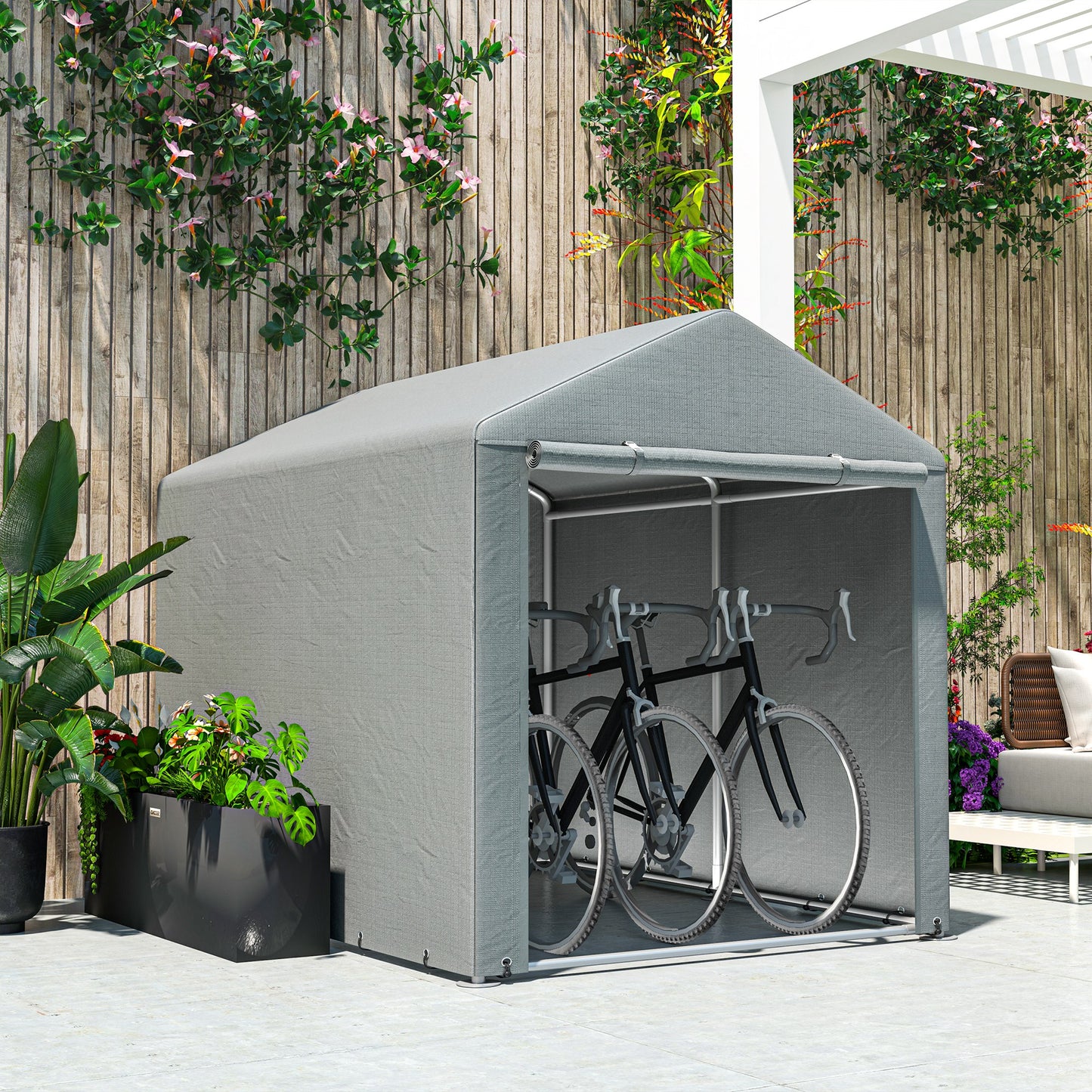 2.2 x 1.6 m Outdoor Storage Tent, with Accessories