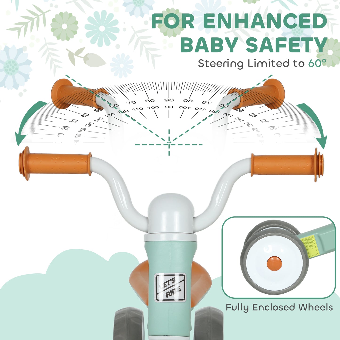 Toddler Balance Bike with No Pedal