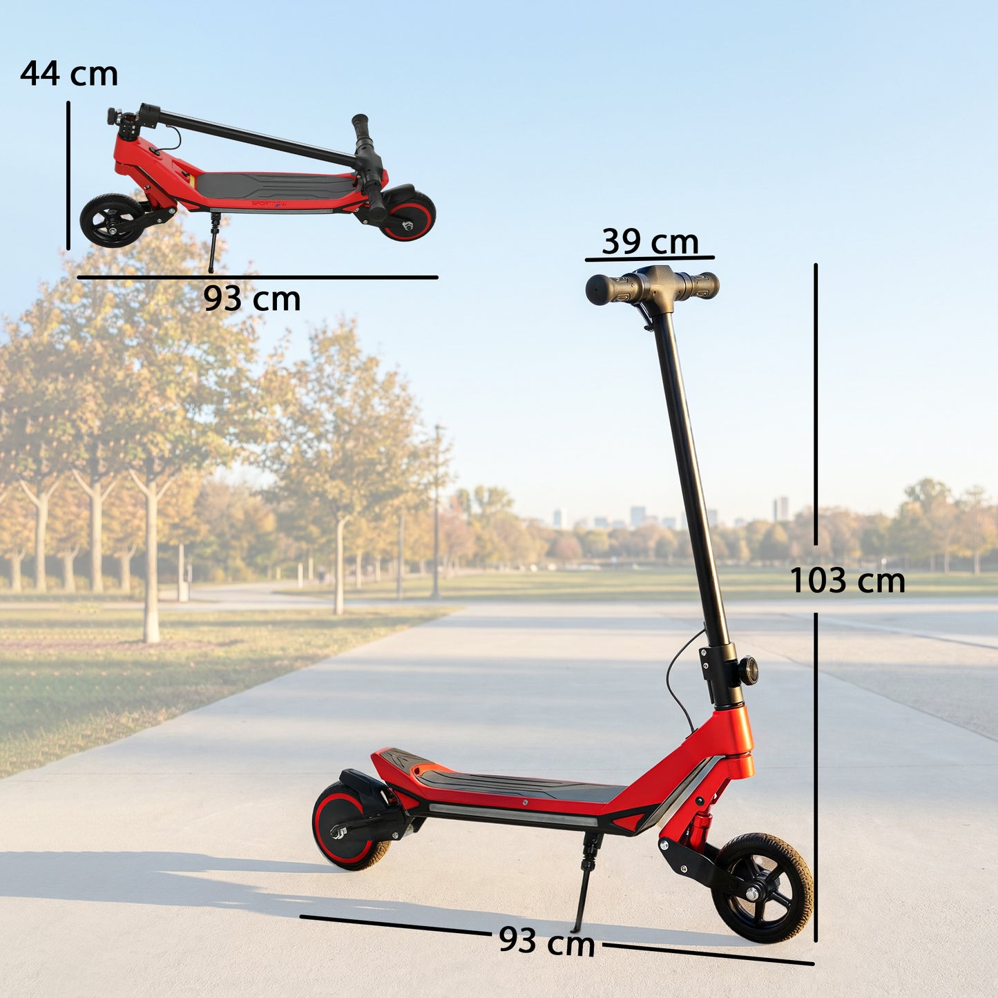 Electric Scooter for Kids, Foldable E Scooter for Age Age 6+
