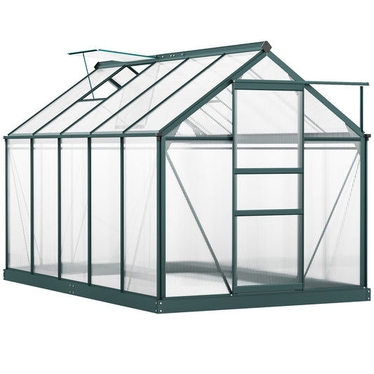 6 x 10ft Polycarbonate Greenhouse
