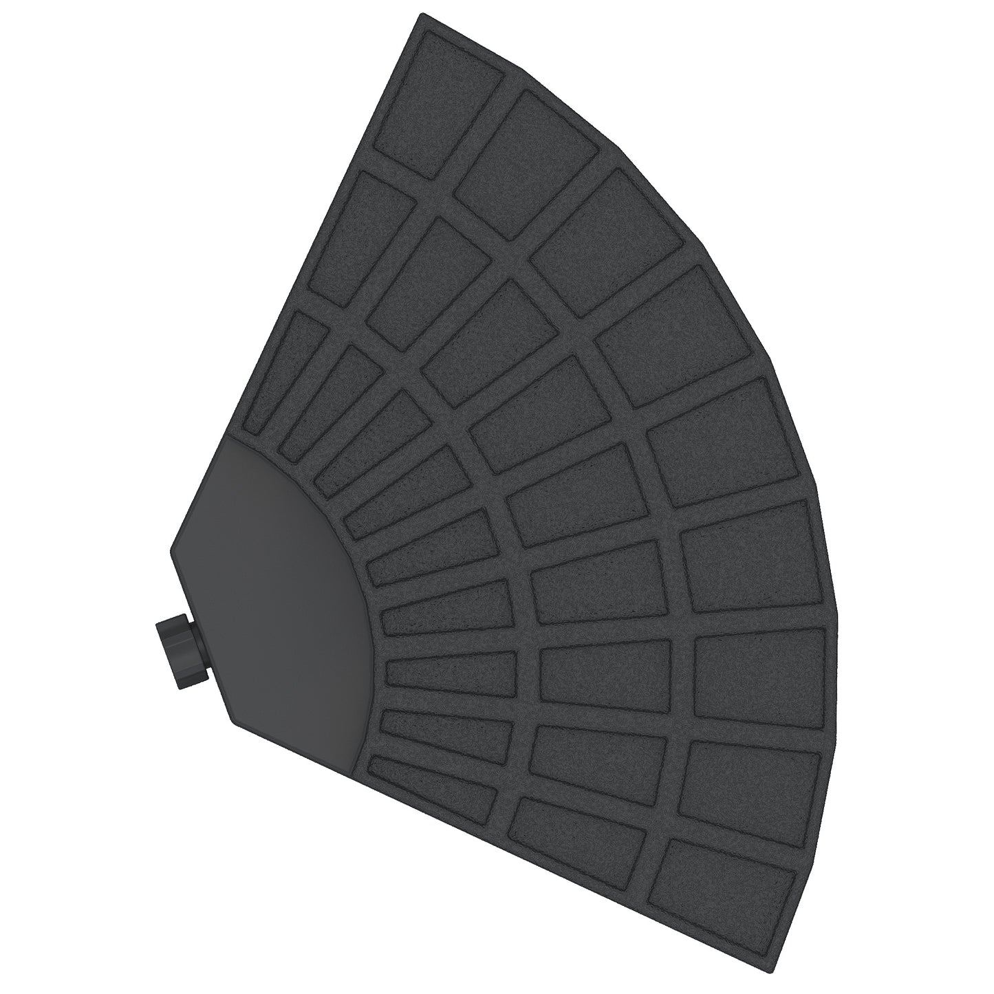 4 PCs 70KG Portable Round Parasol Base Umbrella Cross Stand Weights