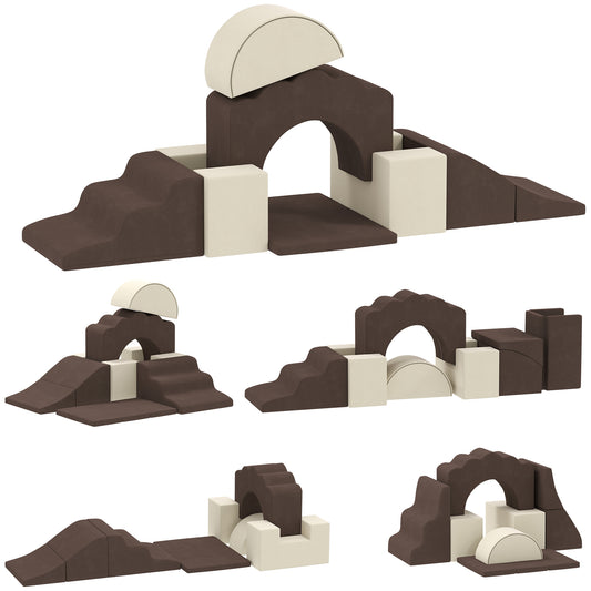 7 Piece Kids Soft Play Set with Detachable Cover